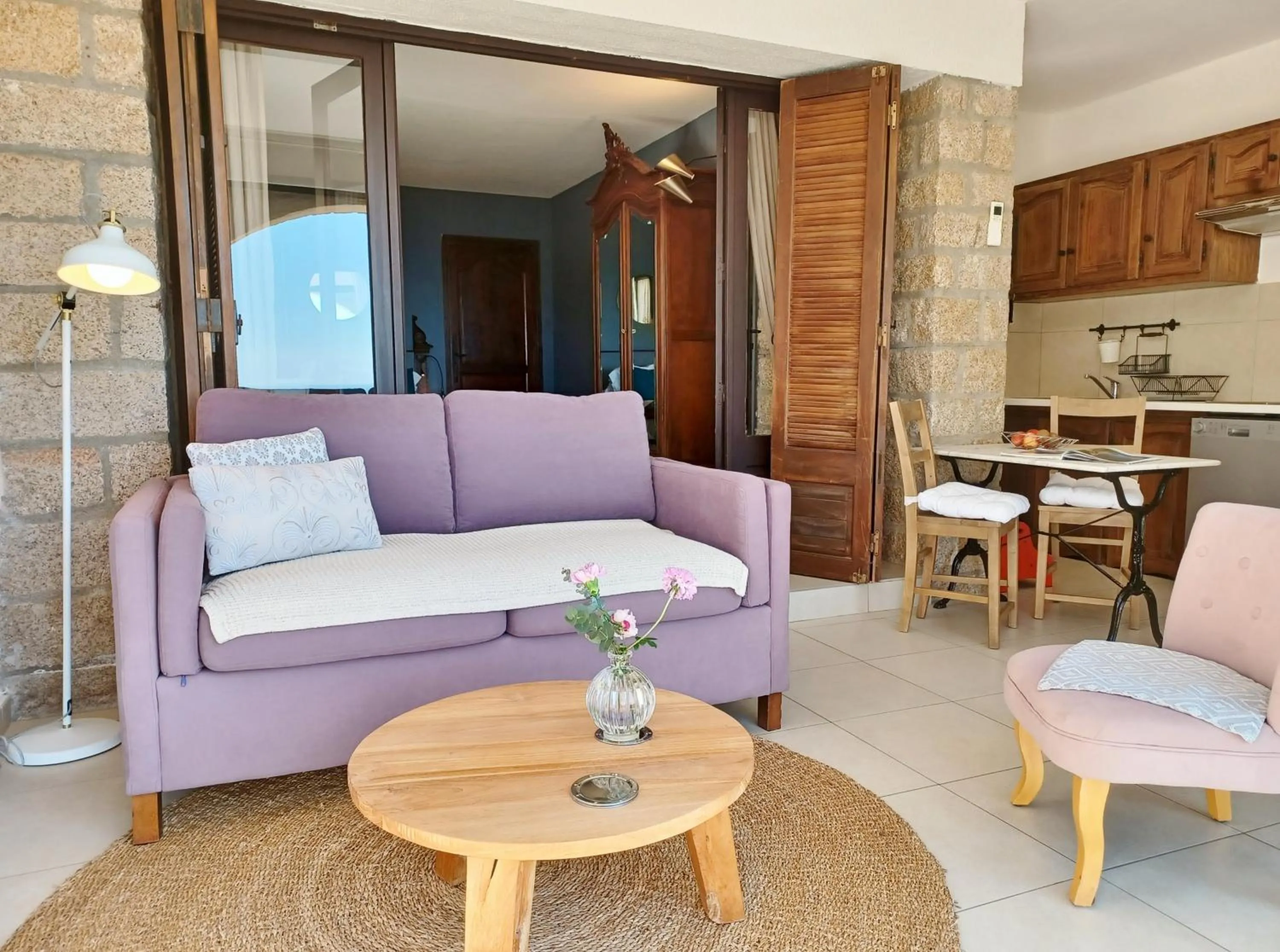Living room in U Castellu, l' hôtel particulier