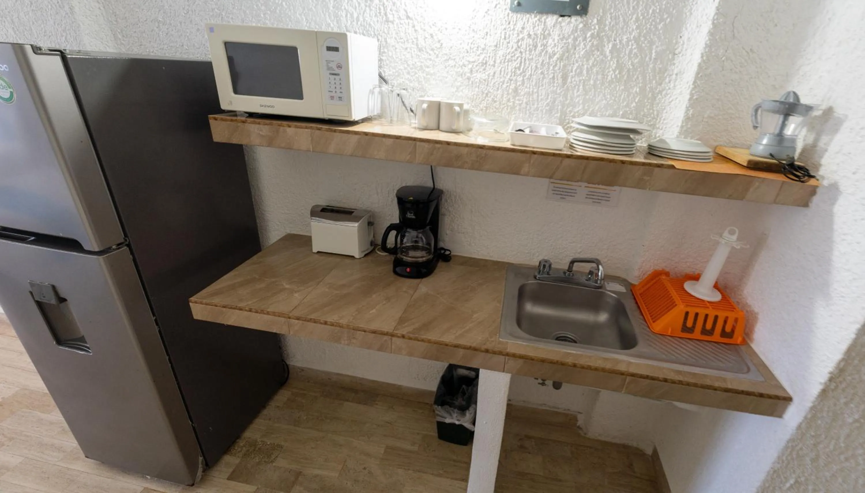 Kitchen or kitchenette in Cancún Plaza Sea View