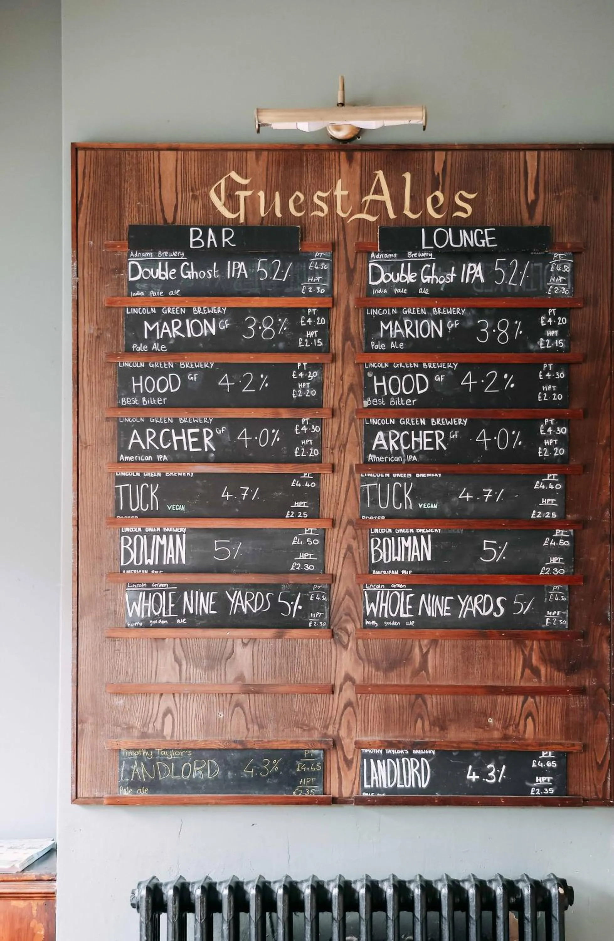 Food and drinks in Station Hotel