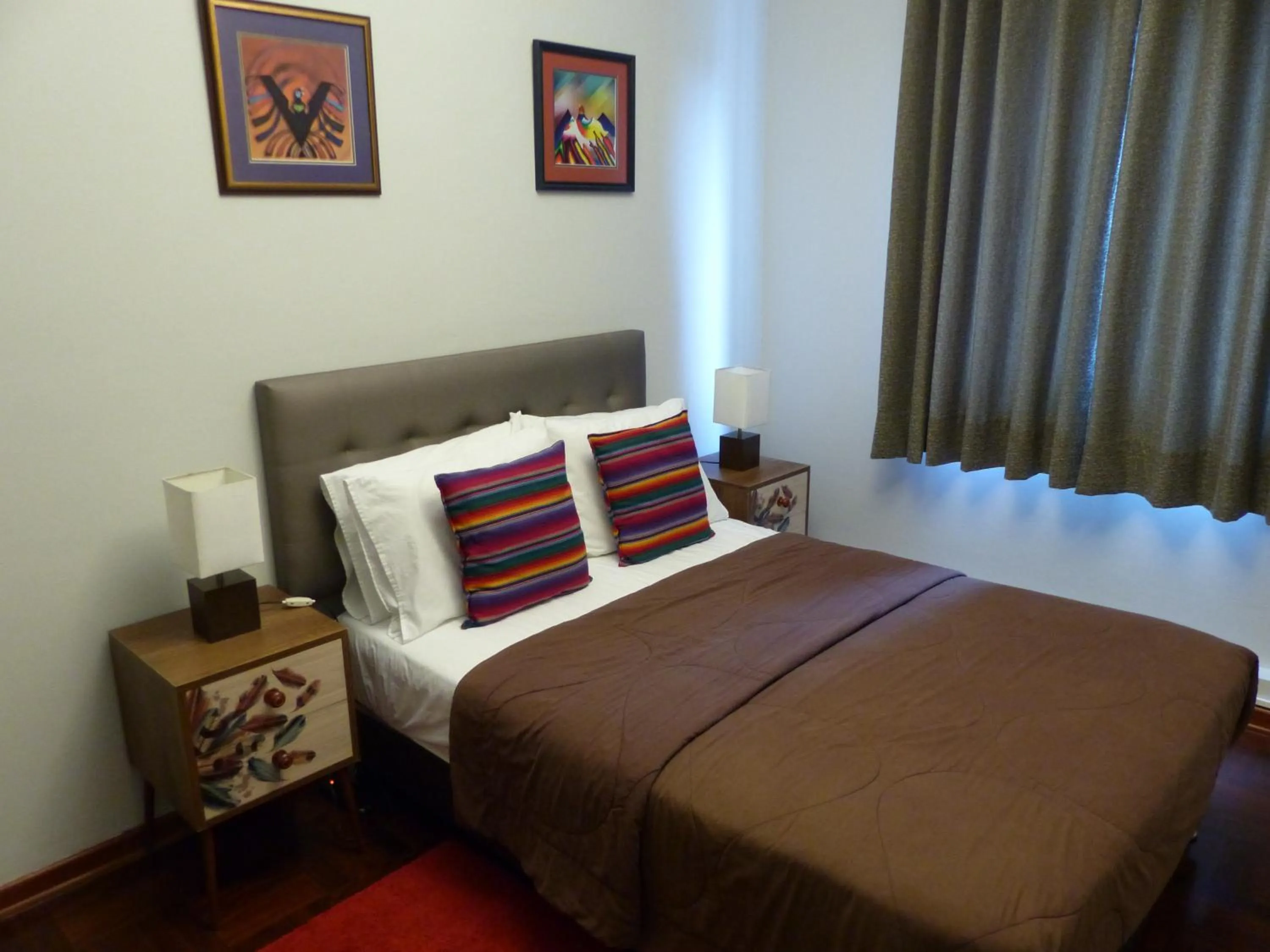 Bed in The Lighthouse Bed and Breakfast