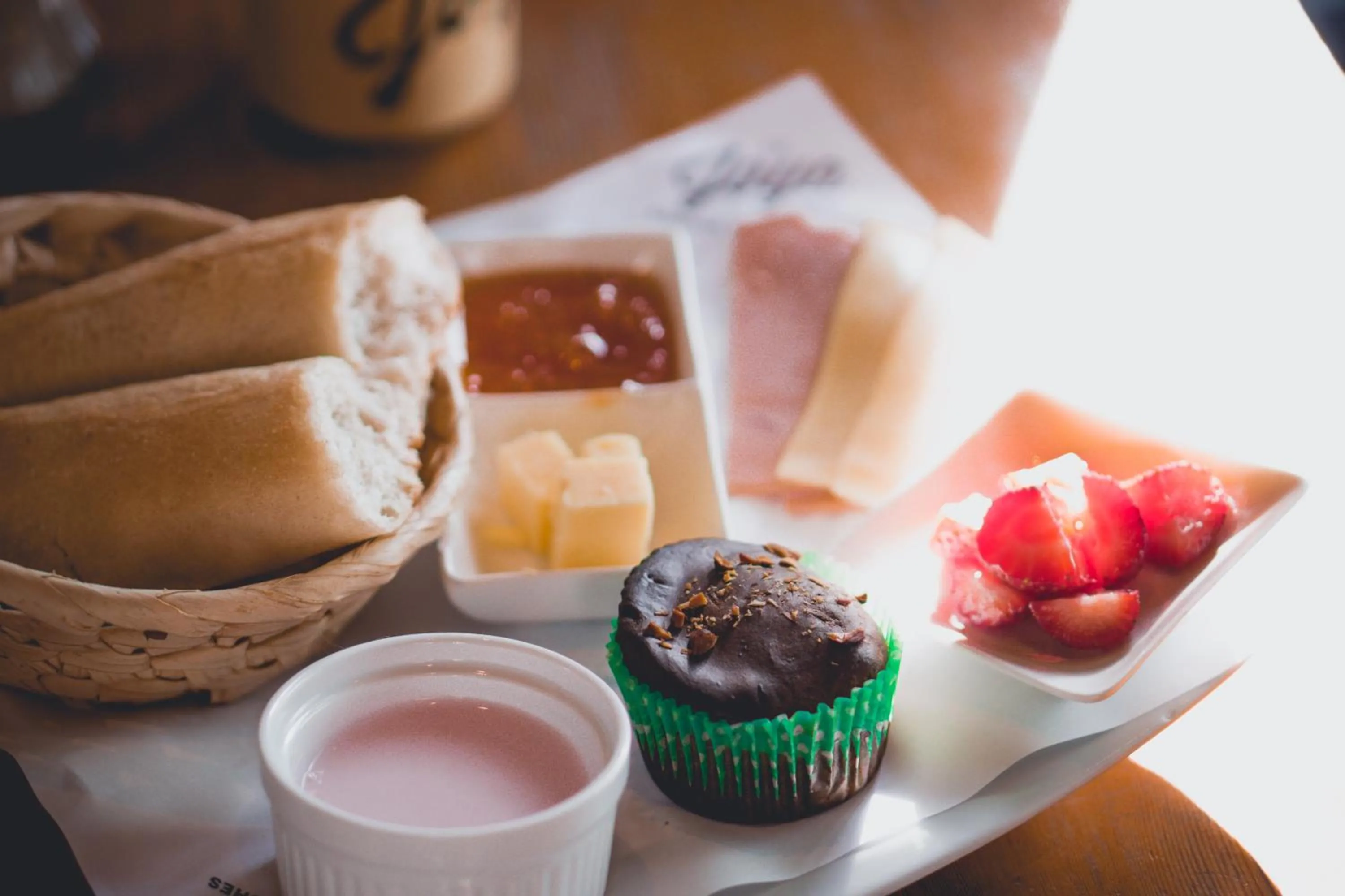 Breakfast in La Joya Hostel