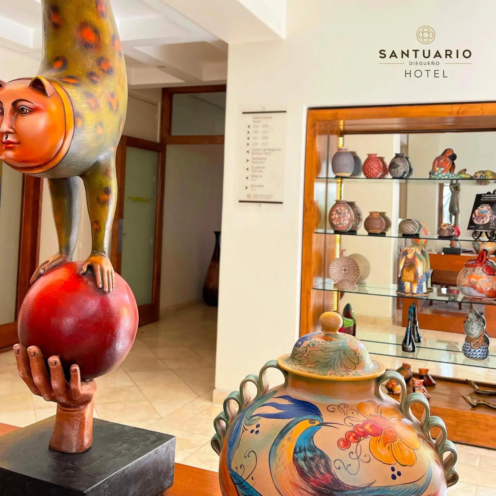 Lobby or reception in Santuario Diegueño