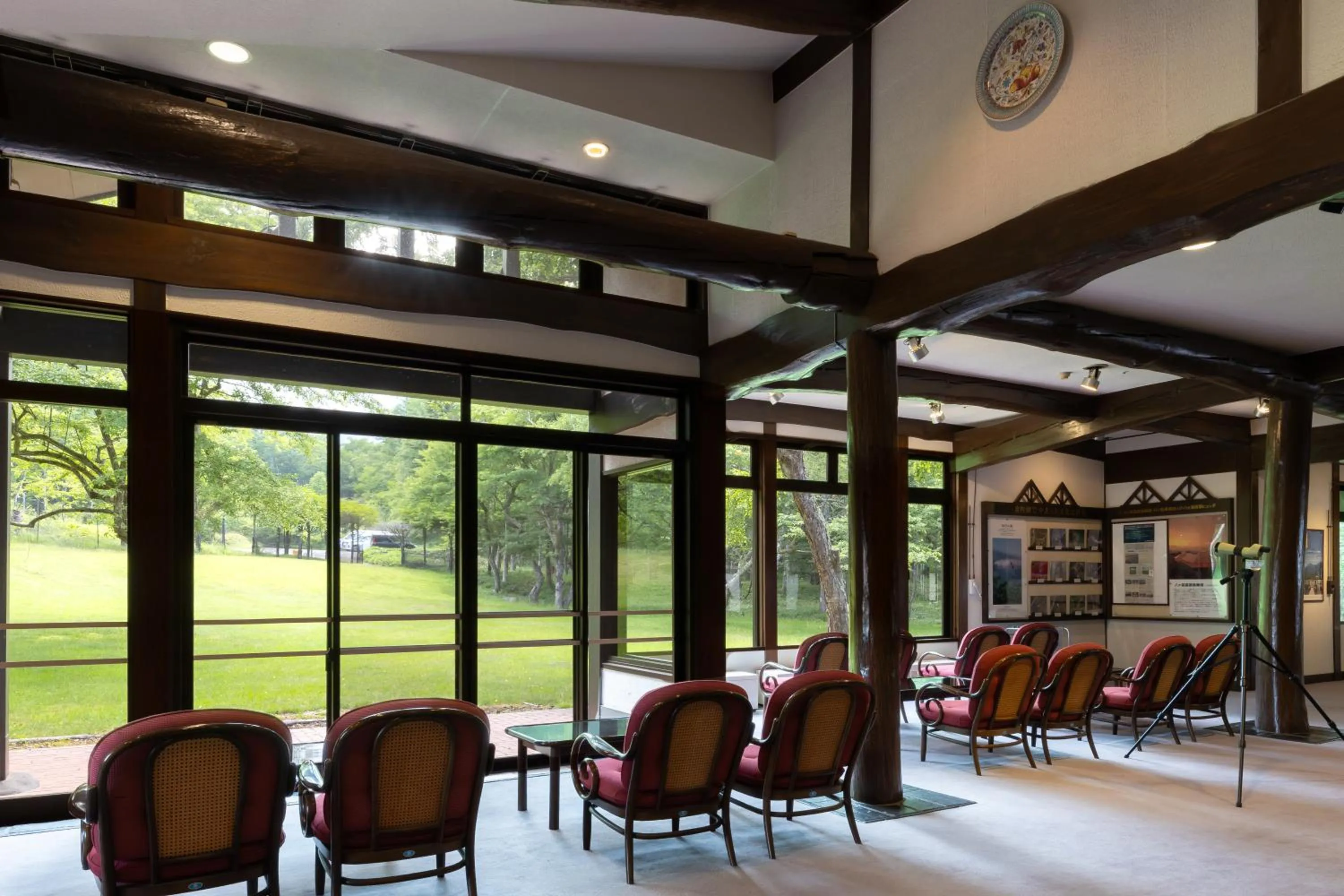 Lobby or reception in Yatsugatake Kogen Lodge