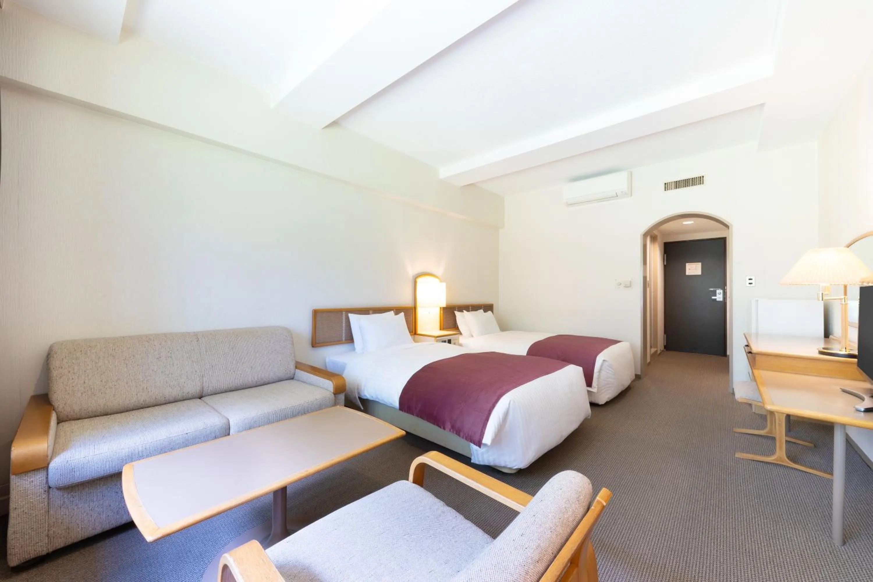 Bed in Yatsugatake Kogen Lodge