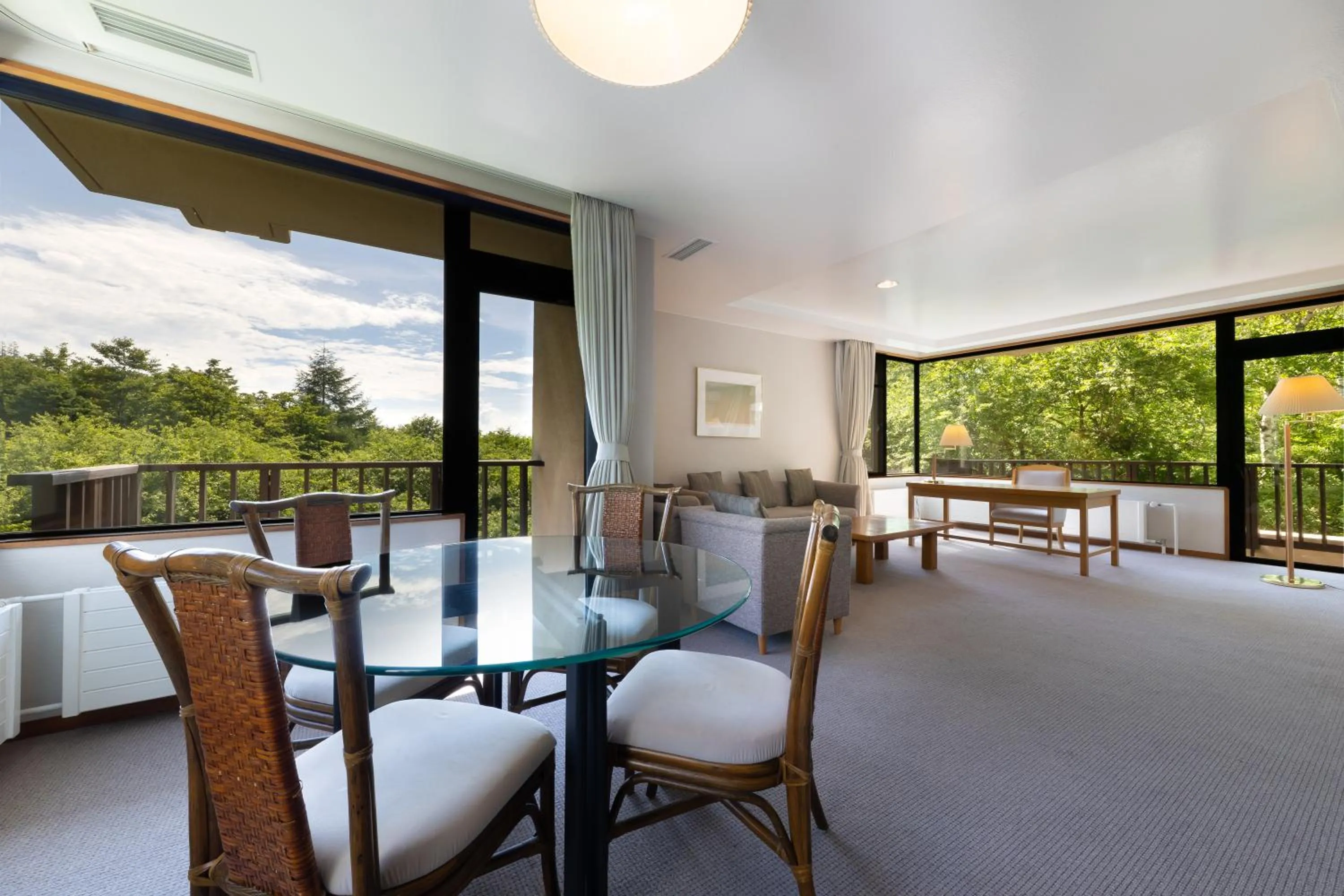 Living room in Yatsugatake Kogen Lodge