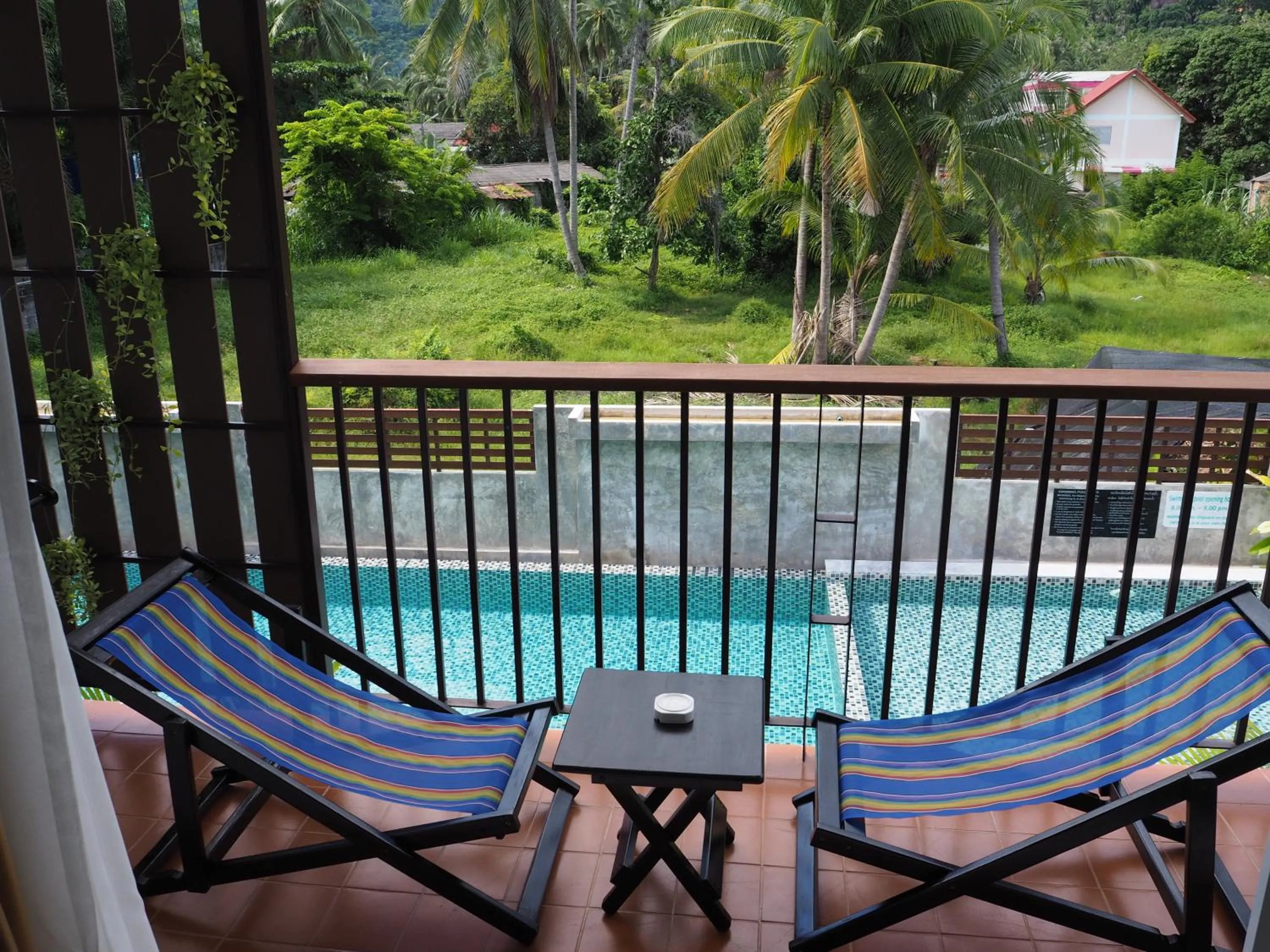 Balcony/Terrace in Crystal Lamai Hotel
