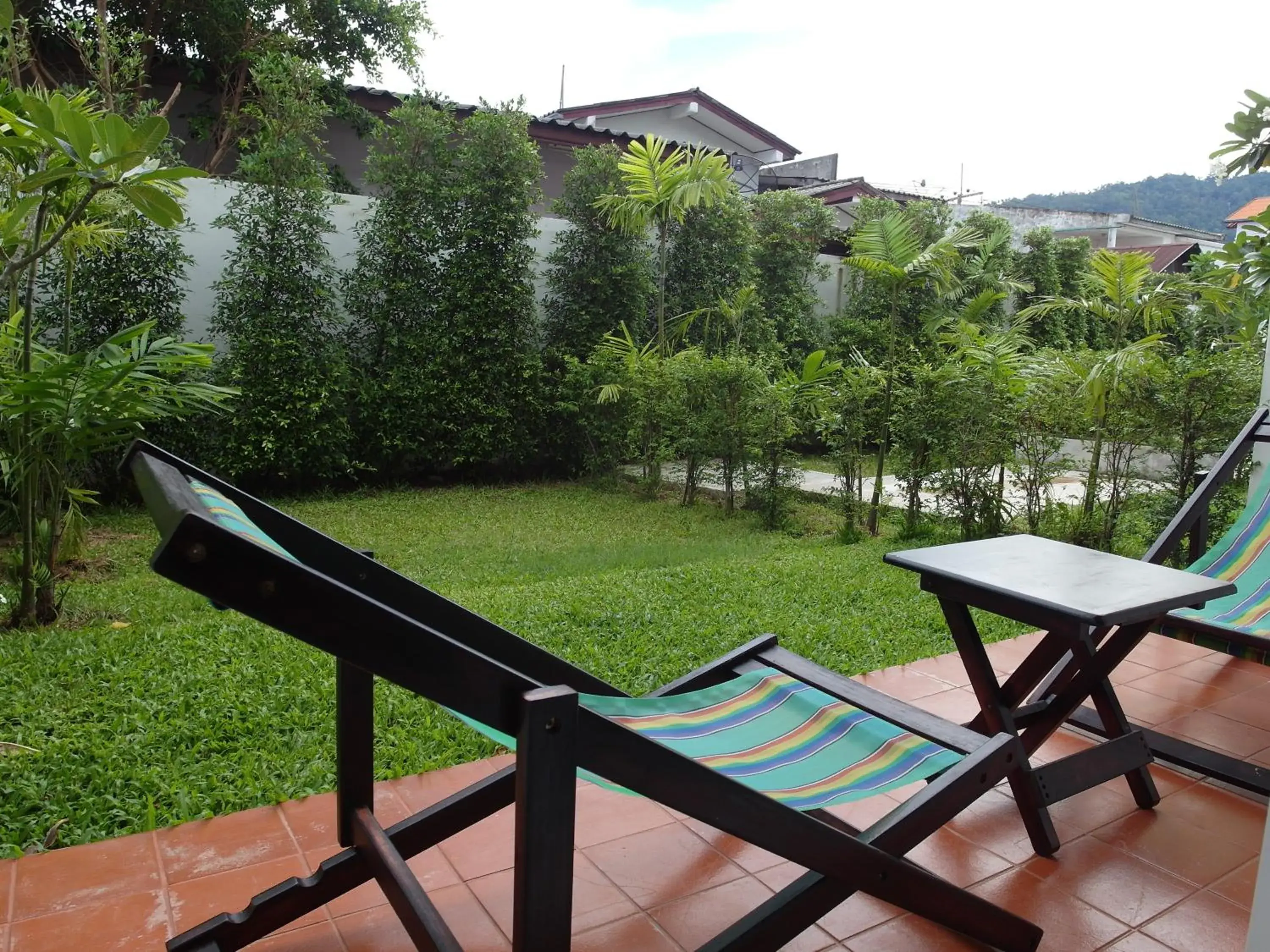 Garden view in Crystal Lamai Hotel Garden view in Crystal Lamai Hotel