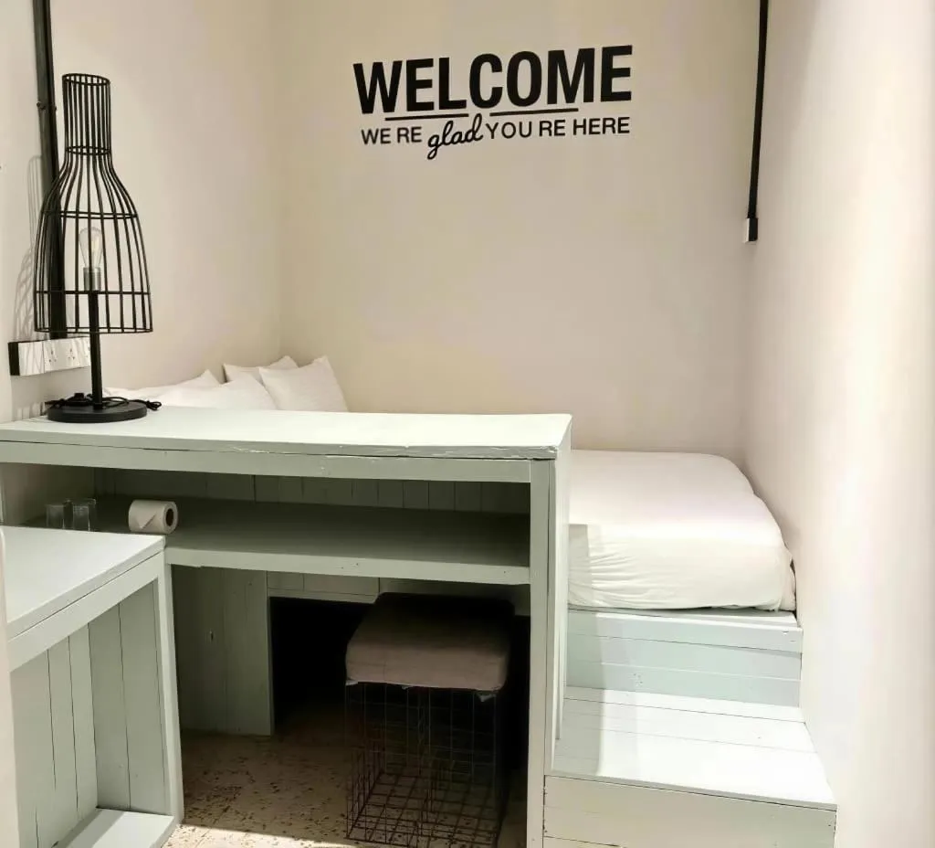 Bed in Kim Haus Loft