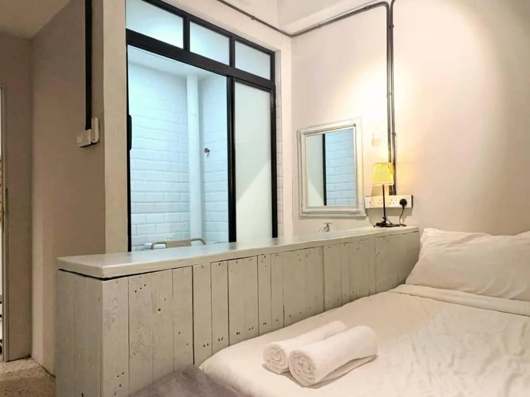 Bedroom, Bed in Kim Haus Loft