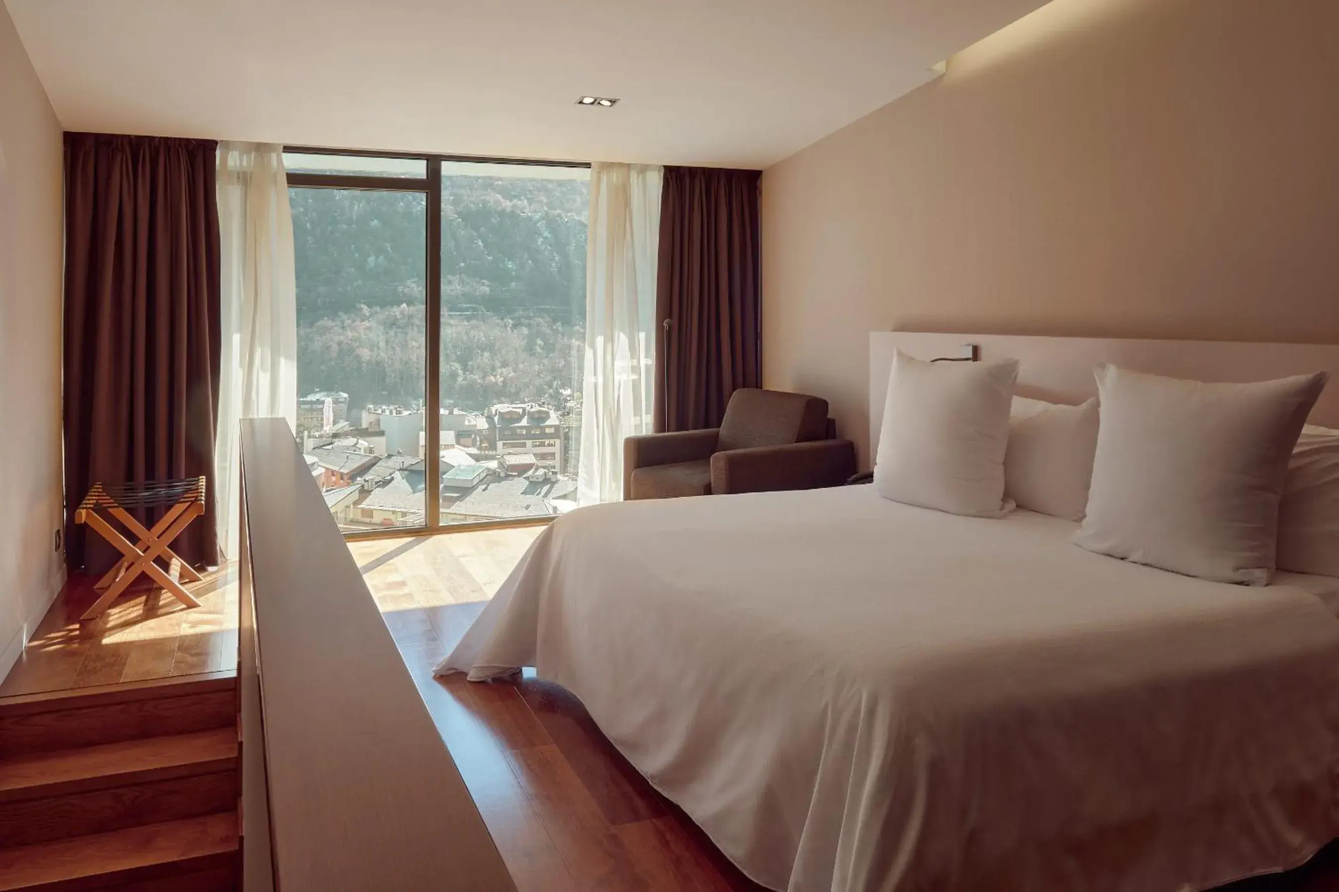 View (from property/room), Bed in Andorra Park Hotel View (from property/room), Bed in Andorra Park Hotel