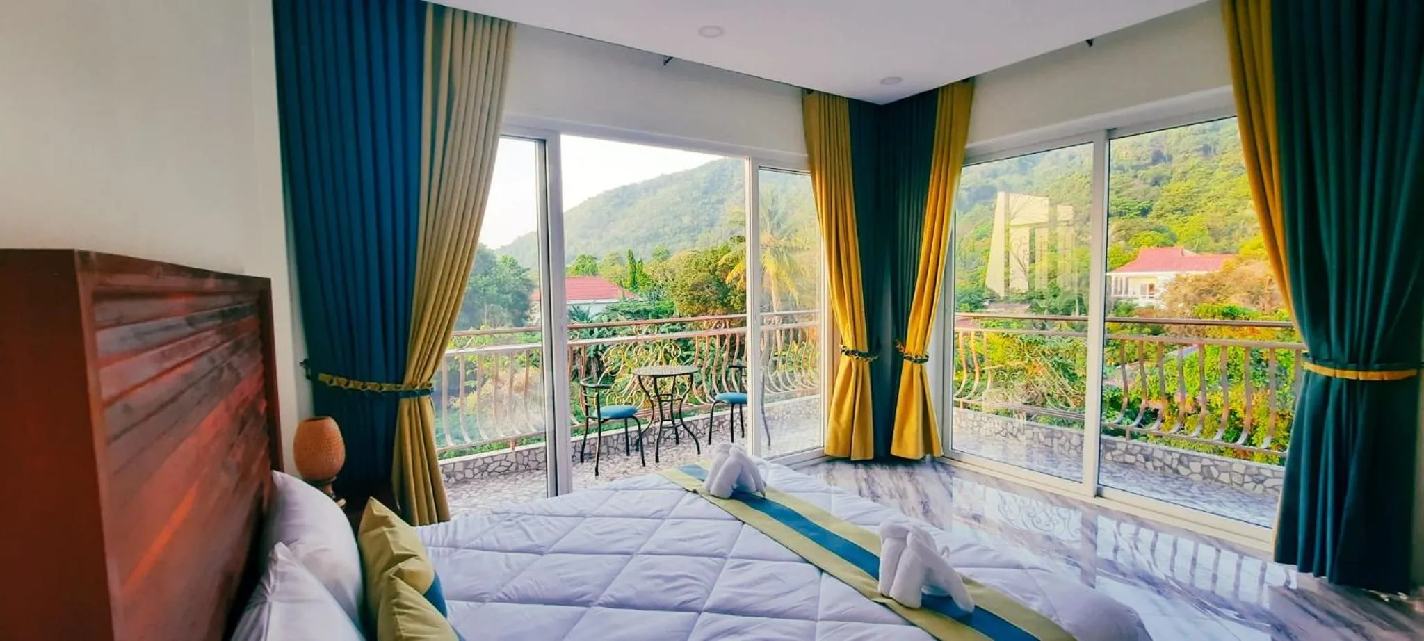 Bed in Summer Resort