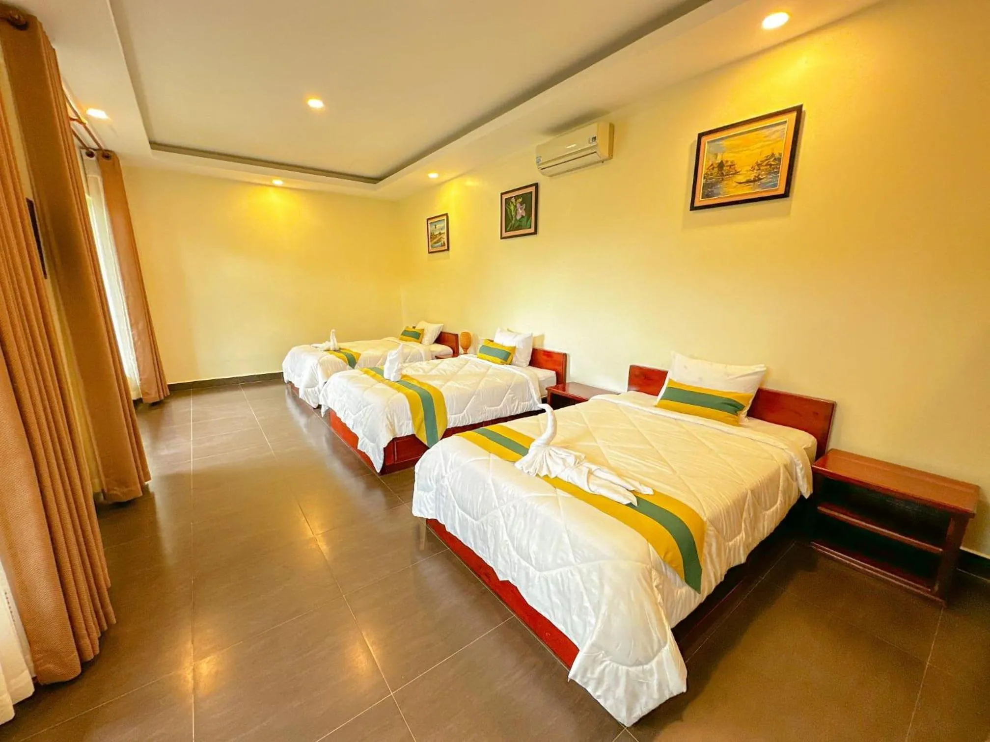 Bed in Summer Resort