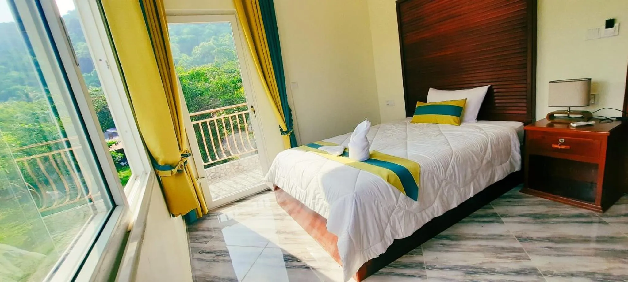 Bed in Summer Resort