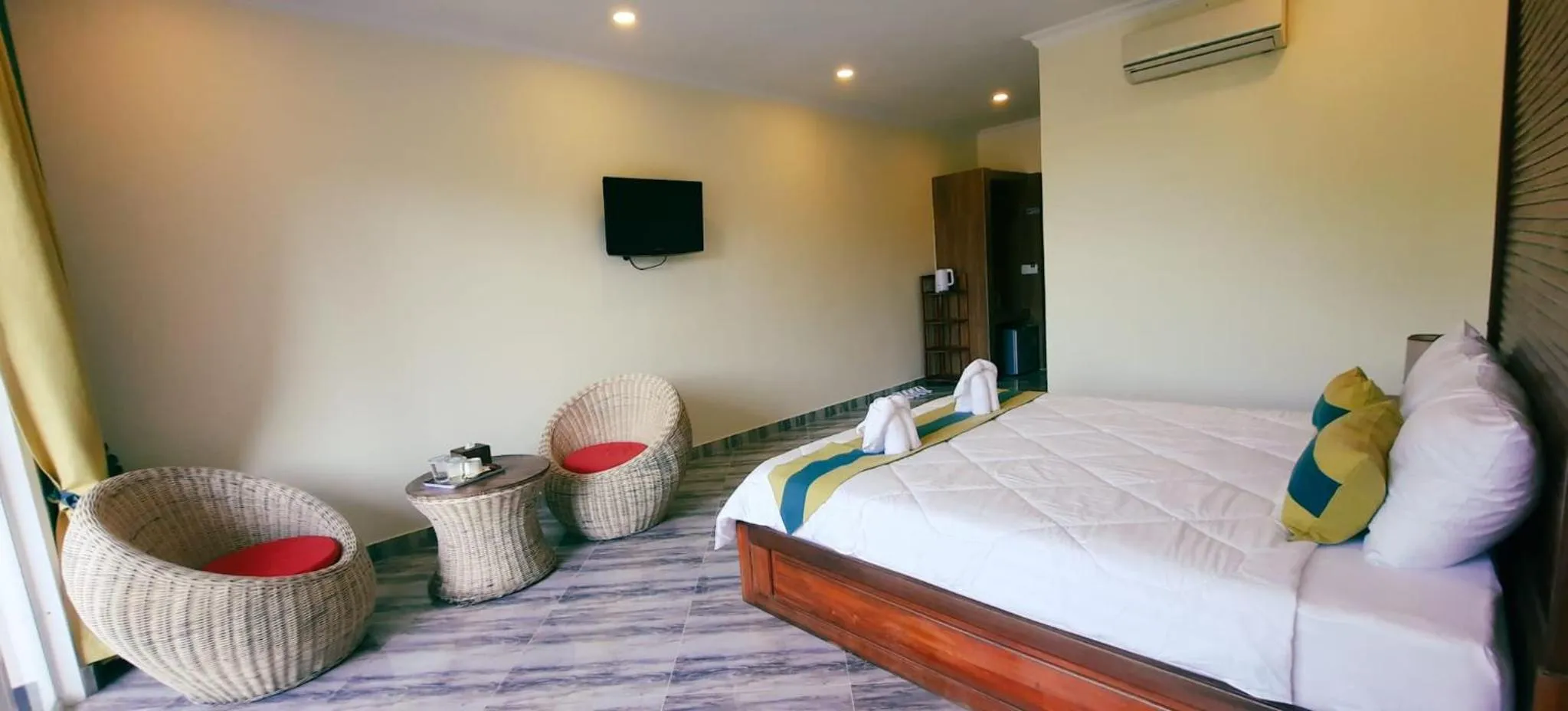 Bed in Summer Resort