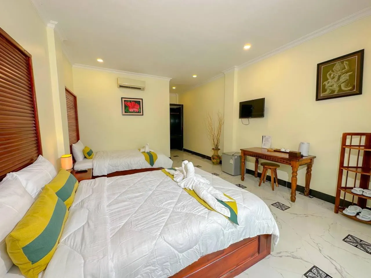 Bed in Summer Resort