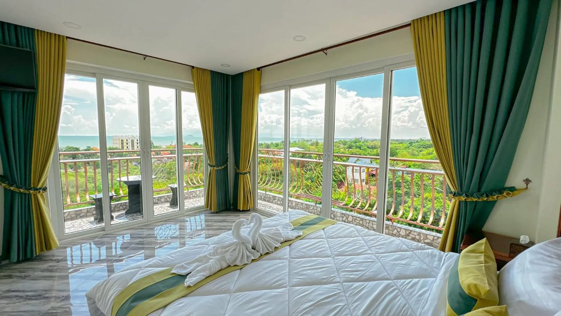 Bed in Summer Resort