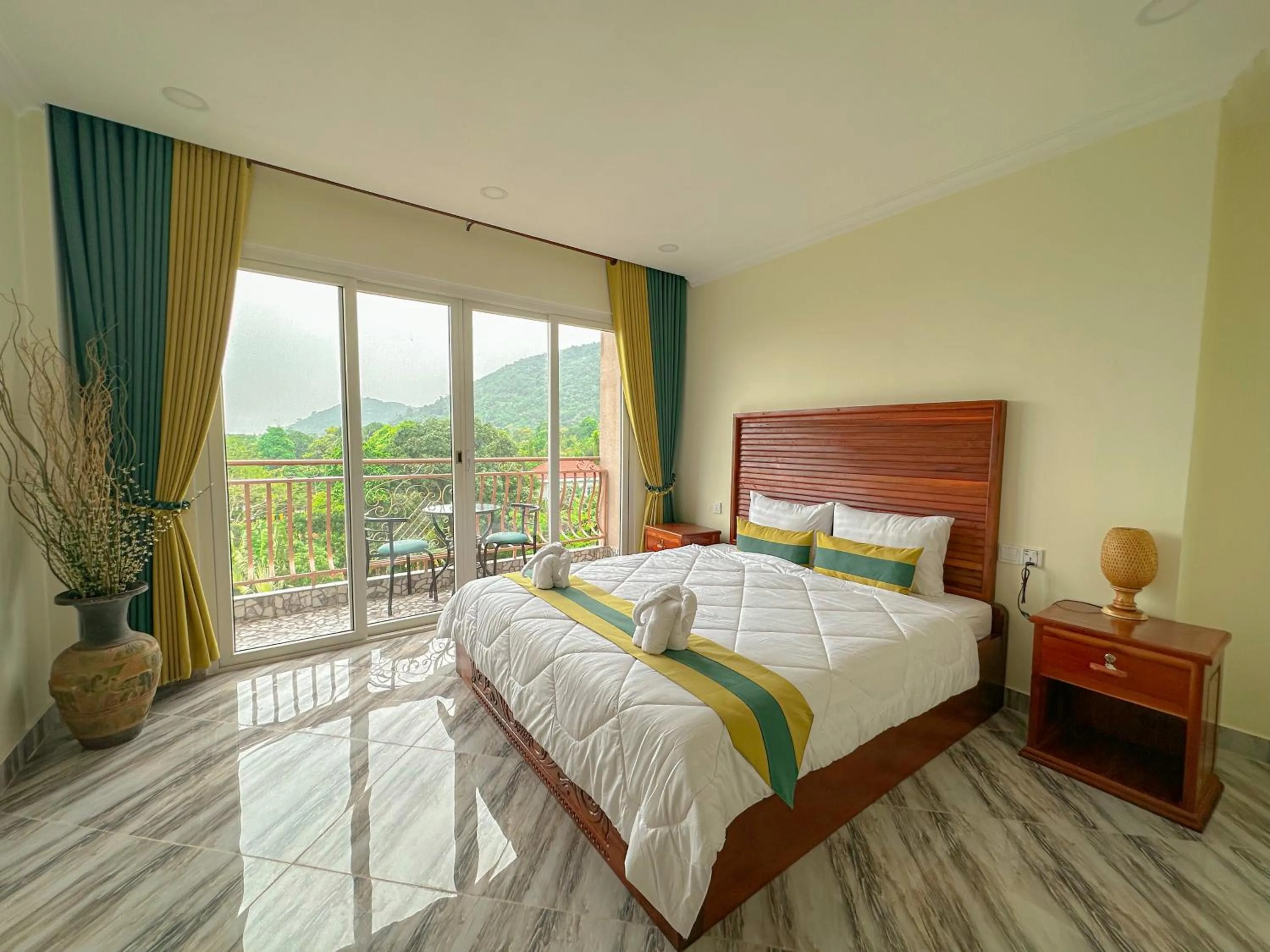 Bed in Summer Resort