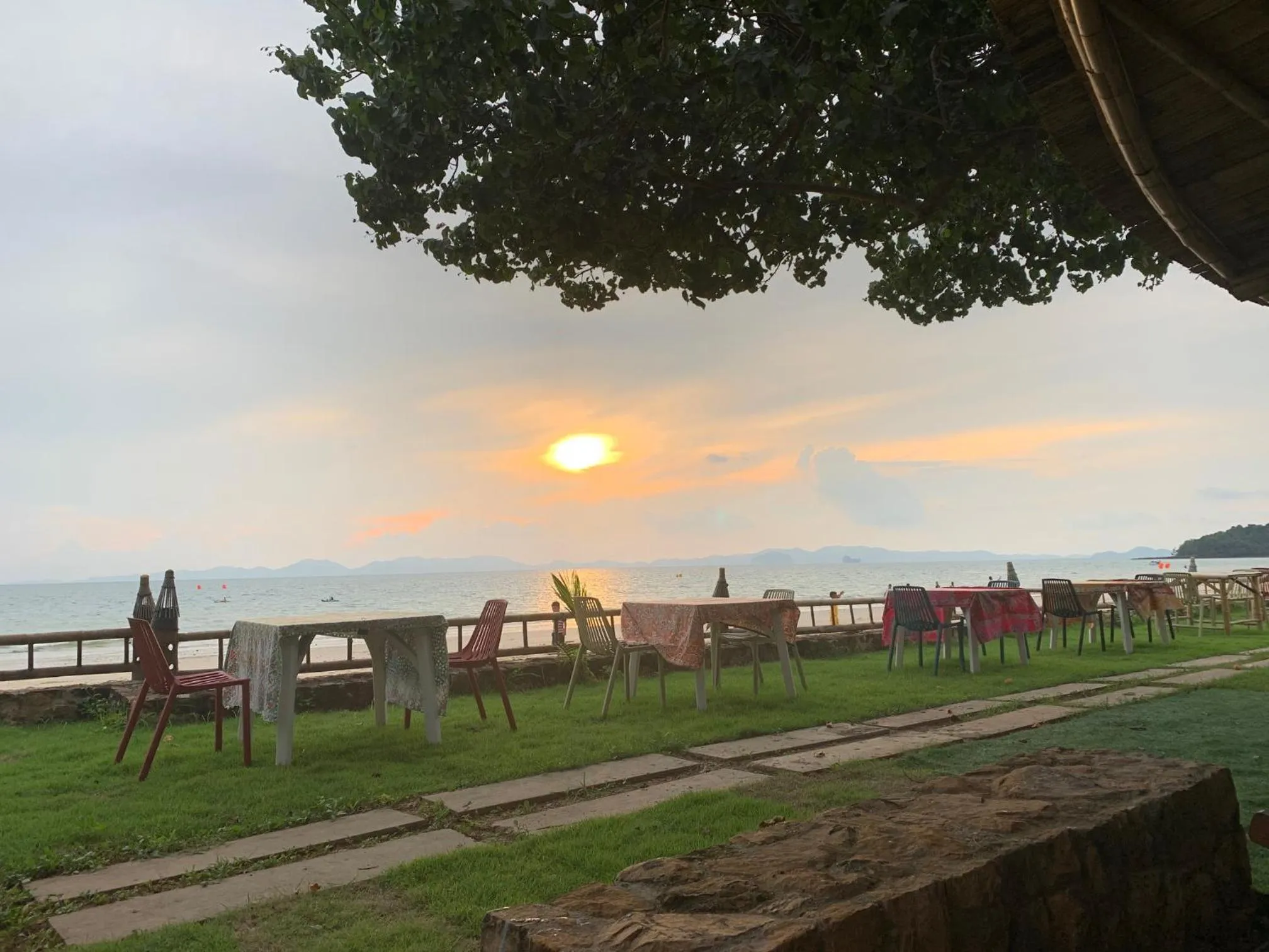 Sunset in Anyavee Krabi Beach Resort