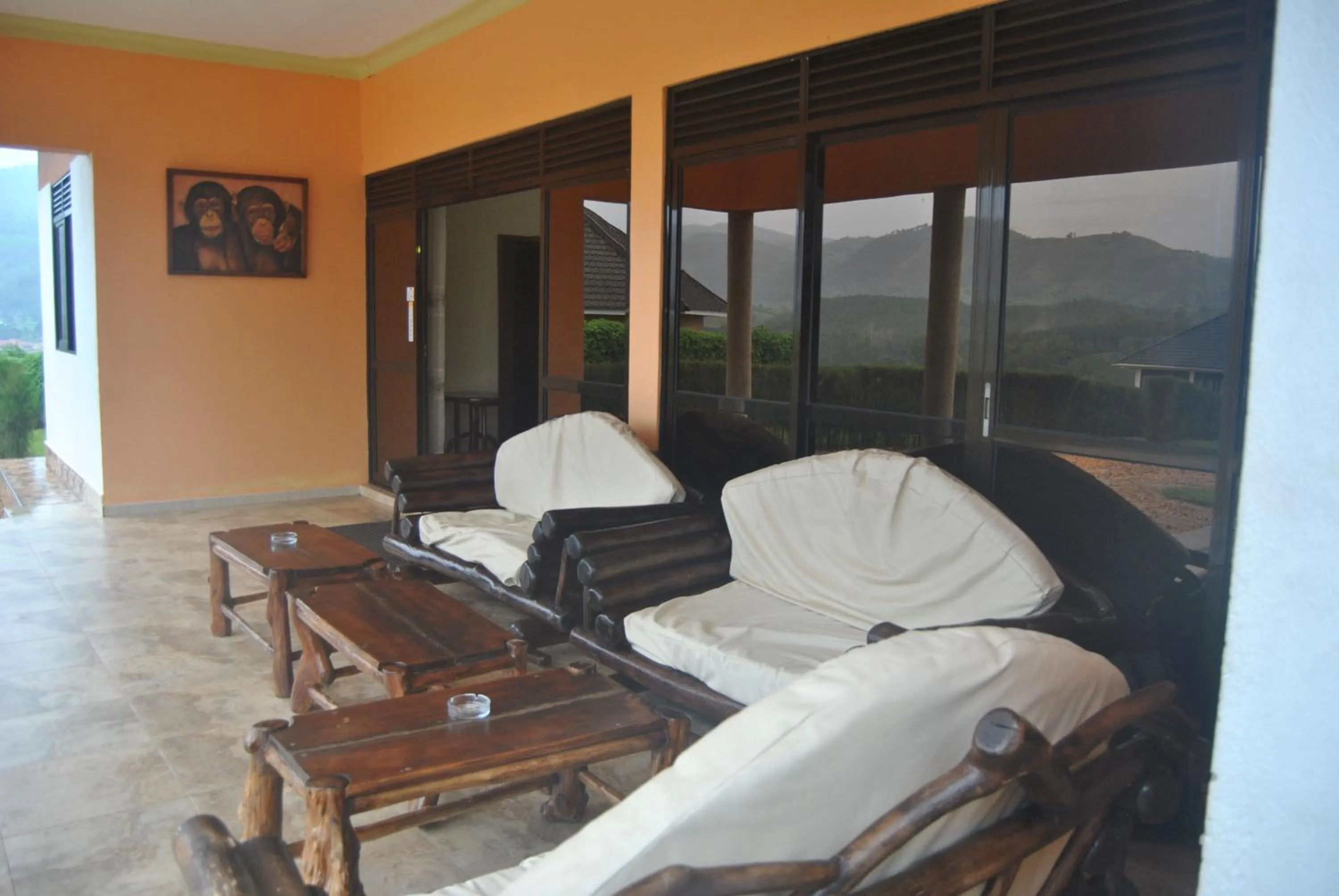 Decorative detail in The Crested Crane Bwindi Hotel