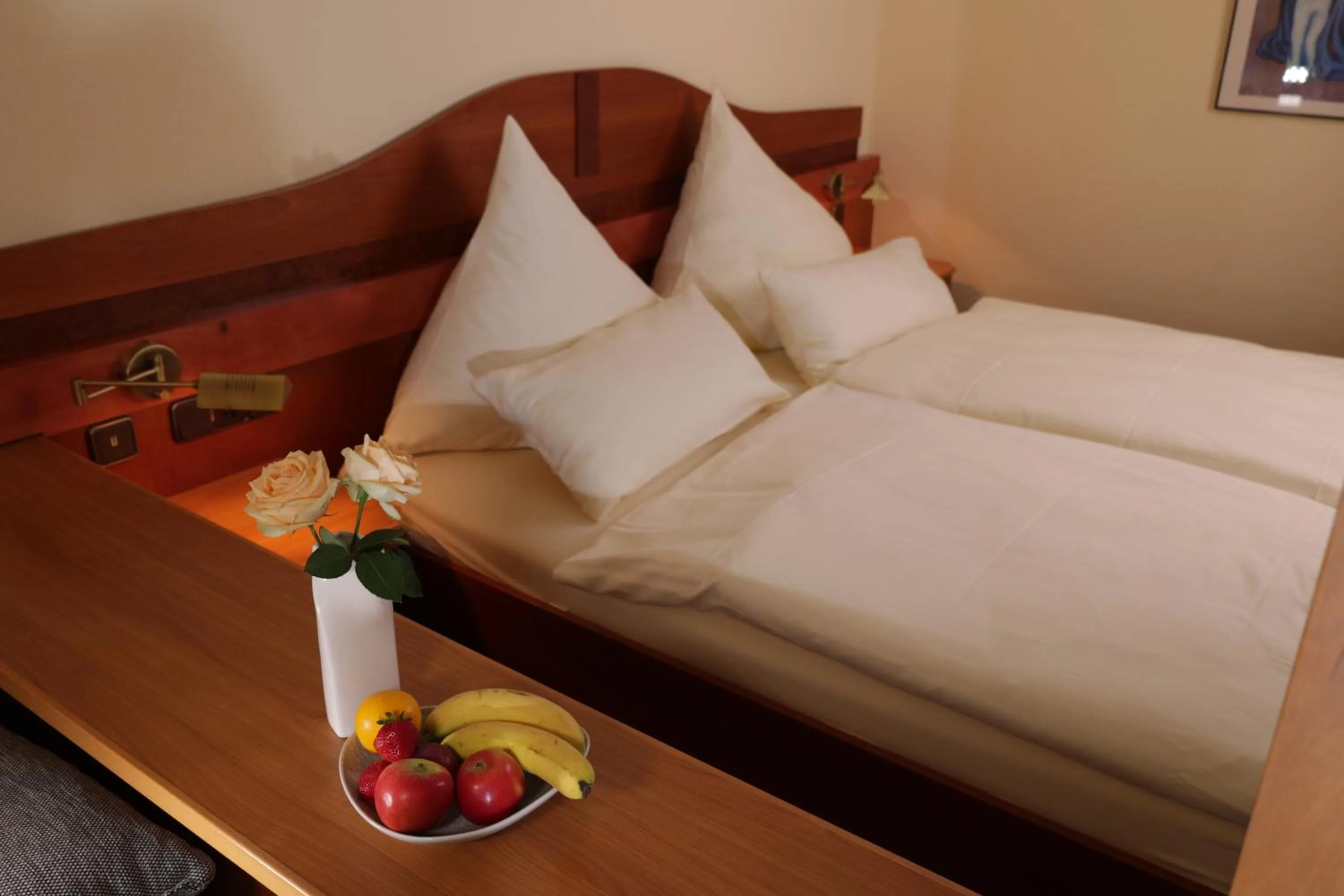 Bed in Hotel Restaurant Fischer