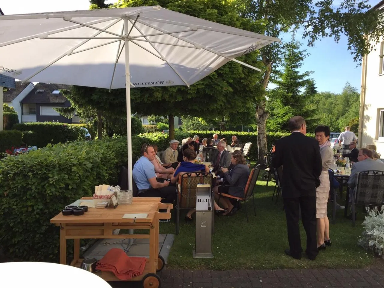 Garden in Hotel Restaurant Fischer