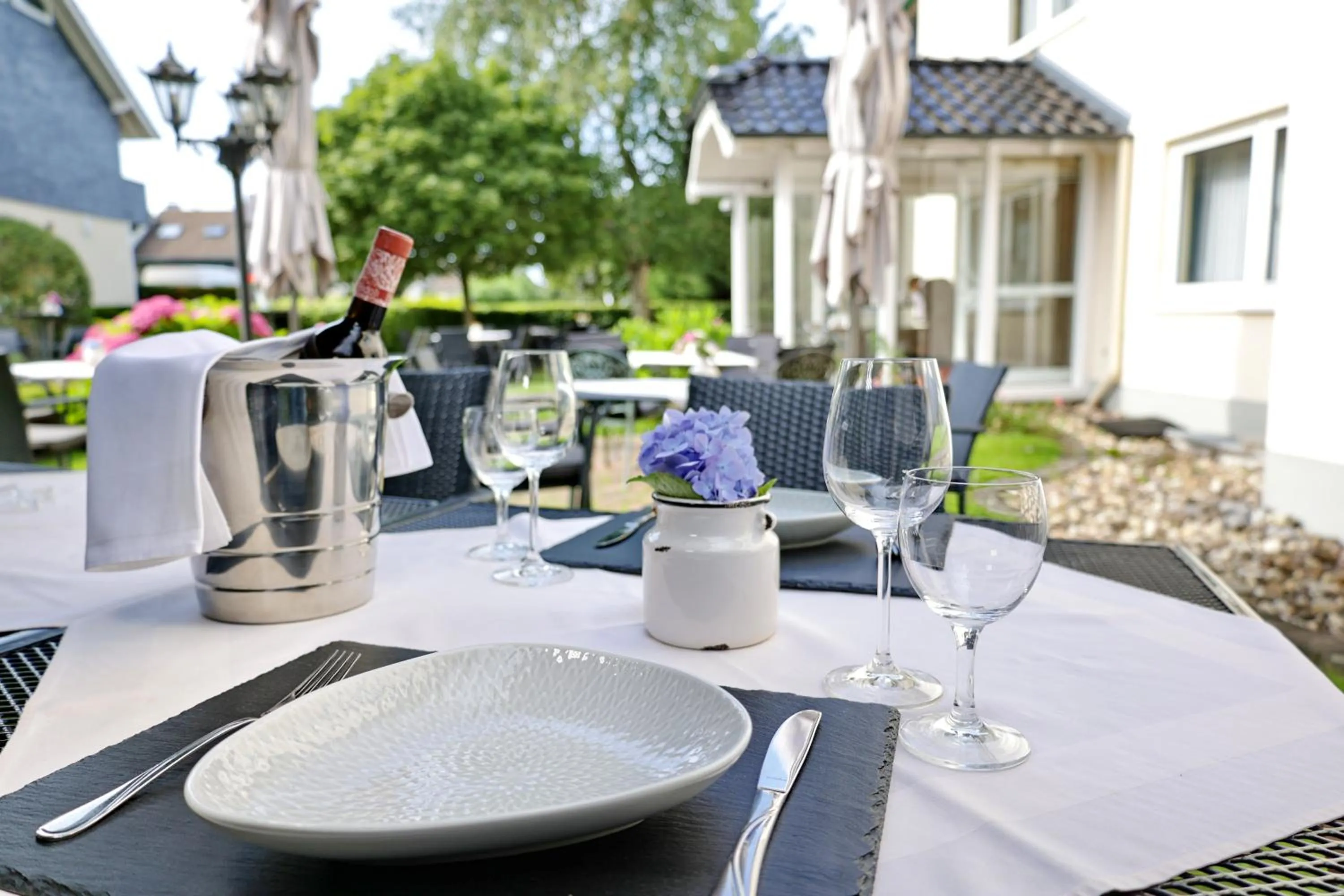 Garden in Hotel Restaurant Fischer