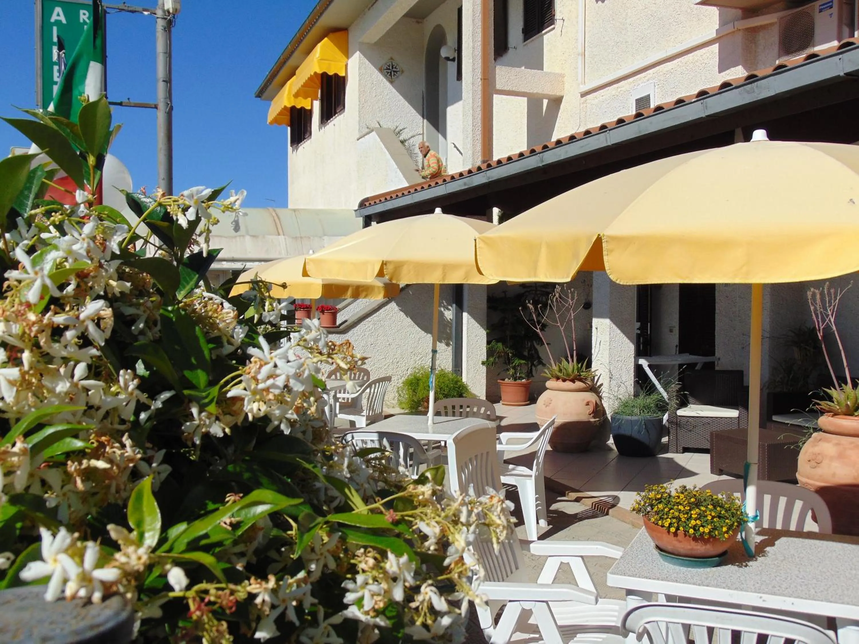 Patio in Hotel B&B Rispescia Grosseto