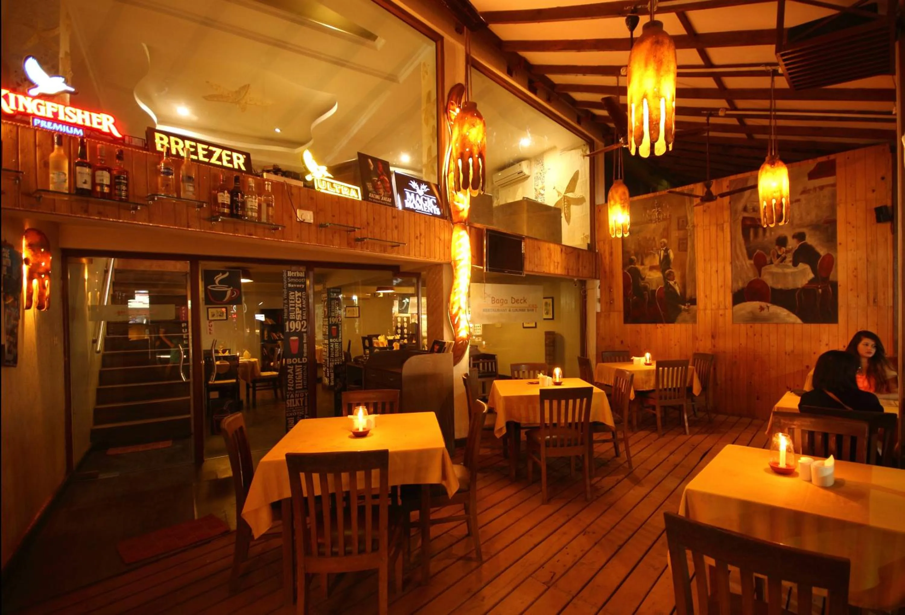 Restaurant/places to eat in De Baga Deck Comforts