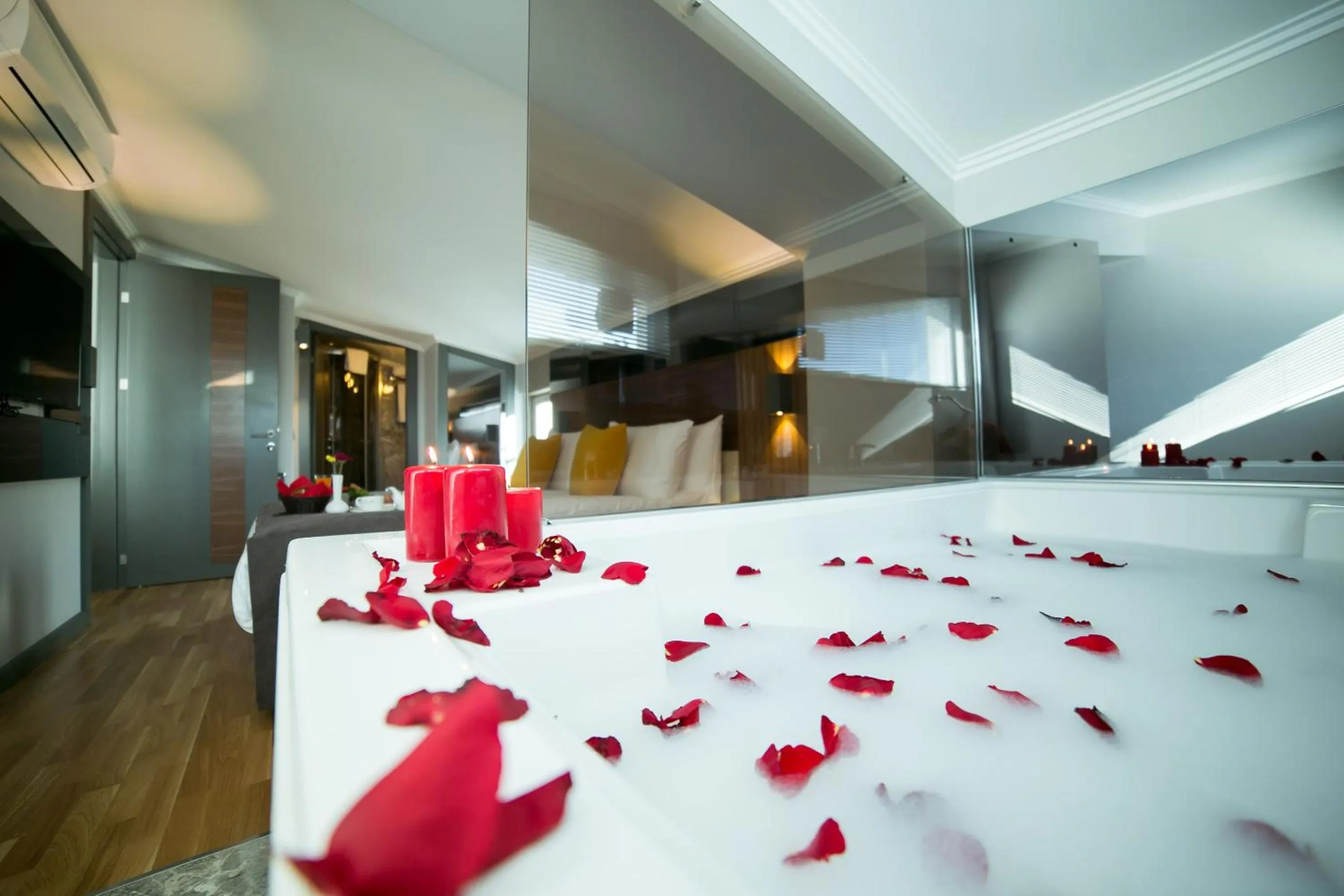 Hot Tub, Bed in Ankacity Suit Flat