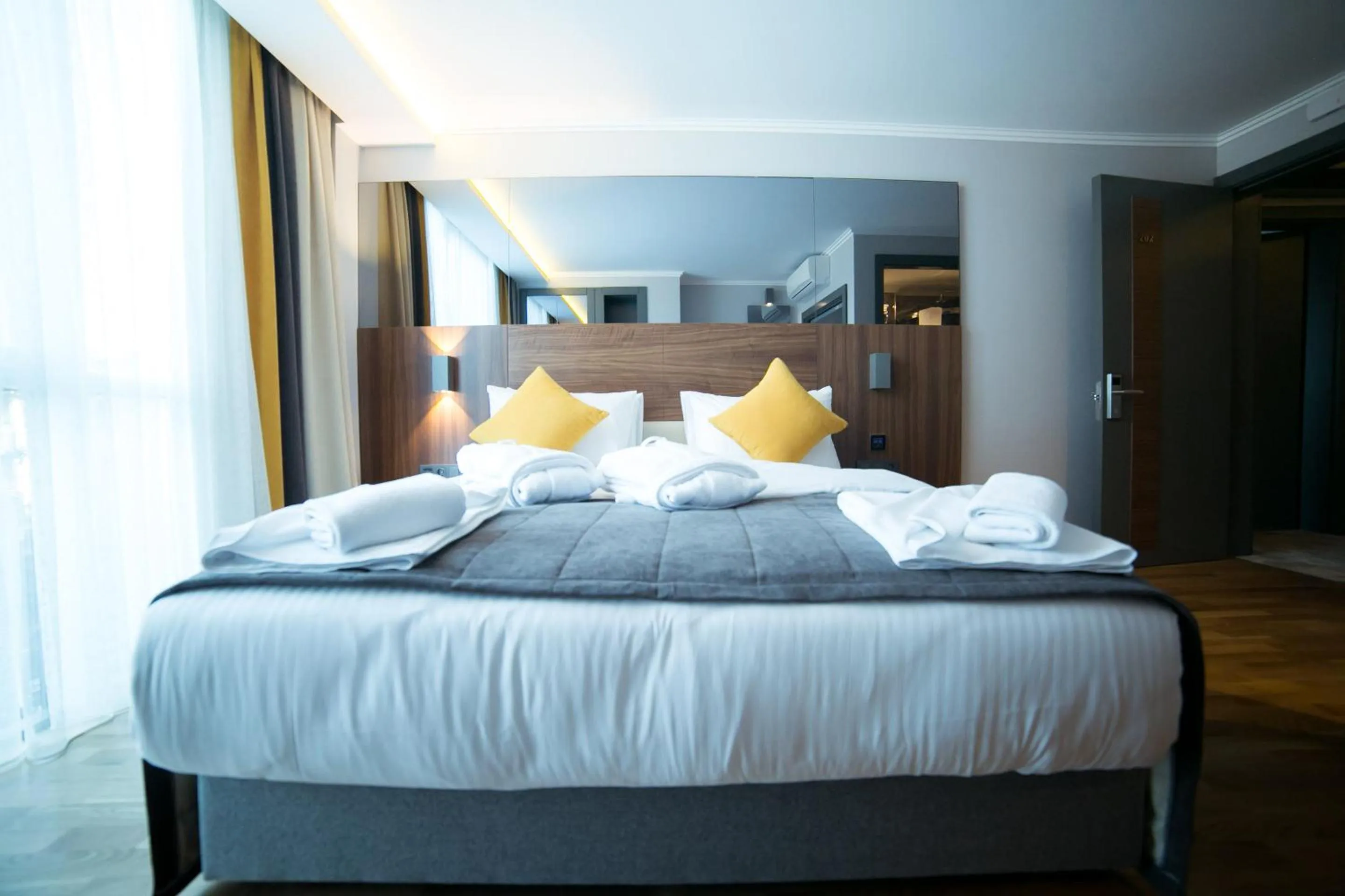 Bedroom, Bed in Ankacity Suit Flat