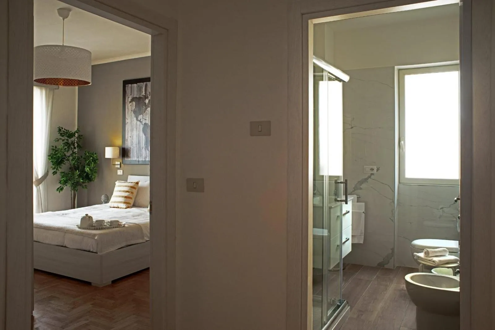 Photo of the whole room, Bed in Residenza Flegrea