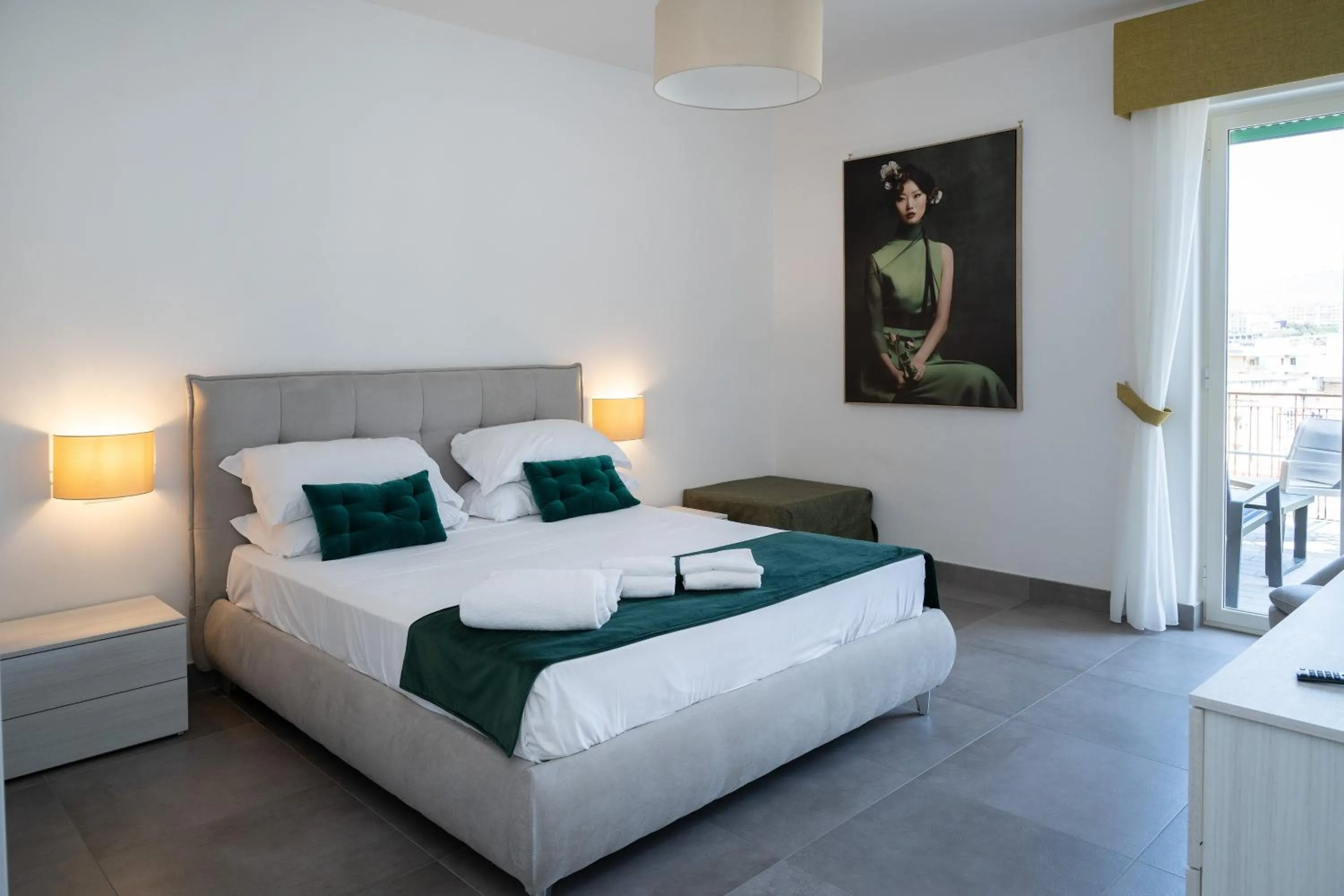 Bedroom, Bed in Residenza Flegrea