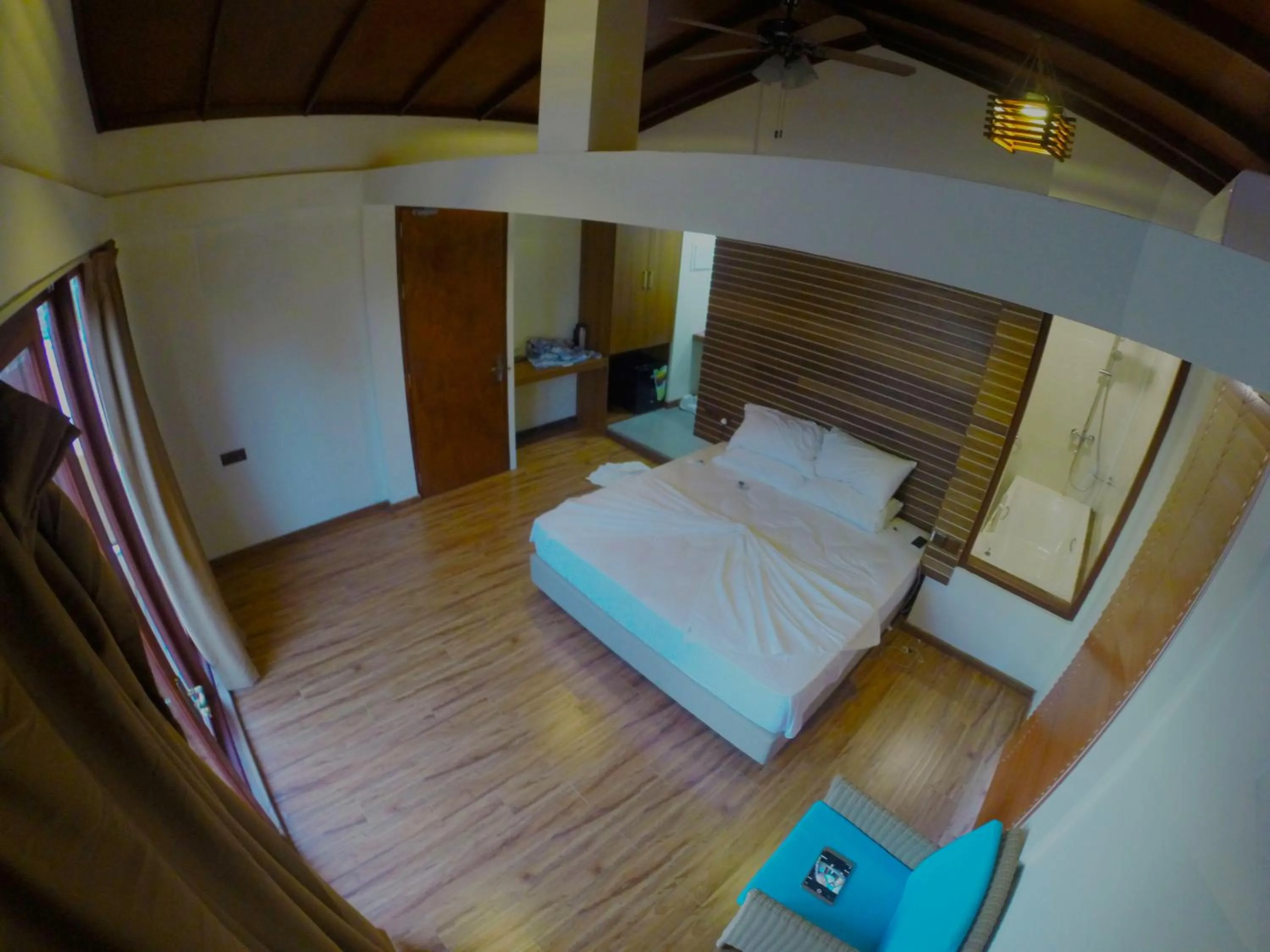 Decorative detail, Bed in Kinan Retreat