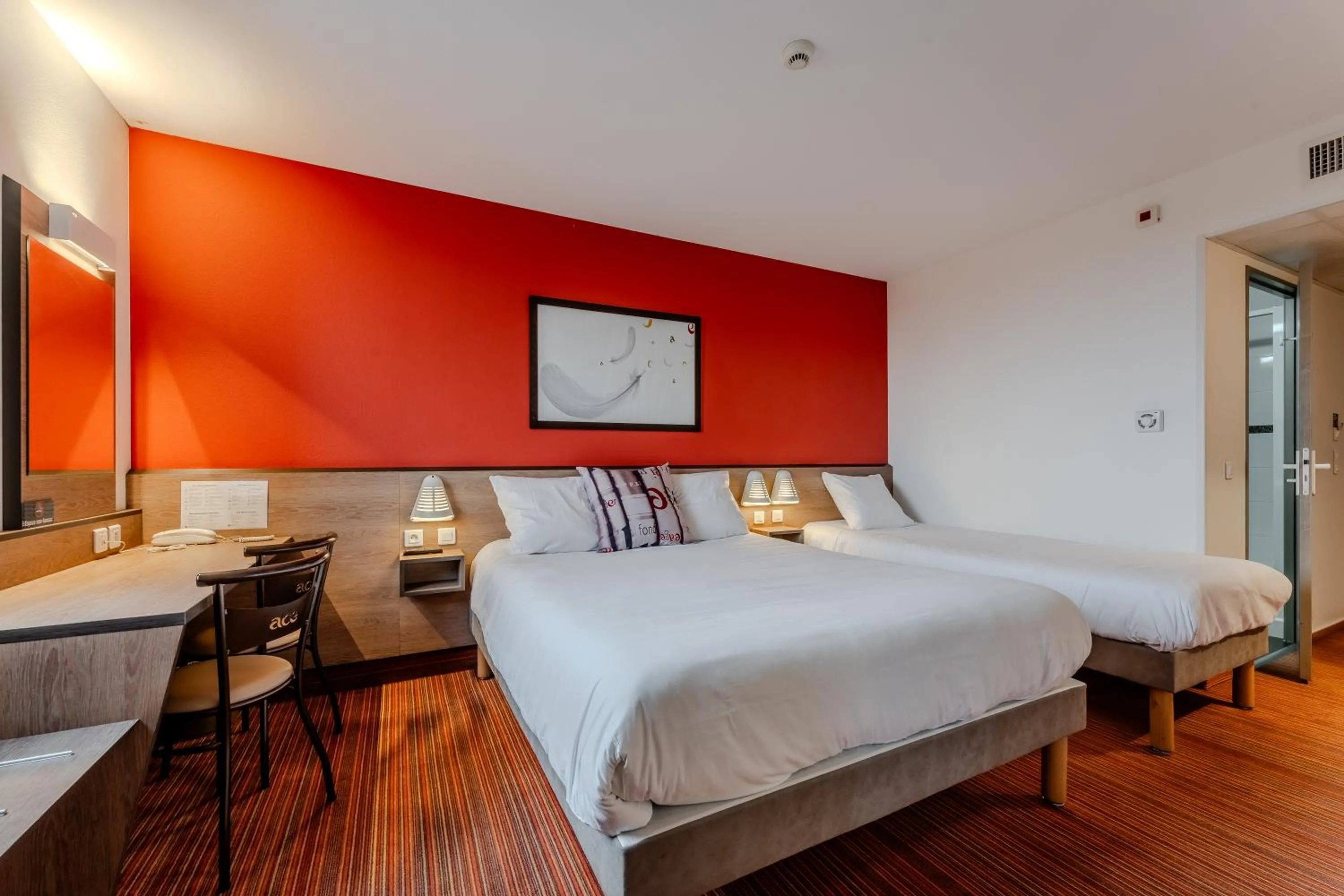 Bed in Ace Hotel Troyes