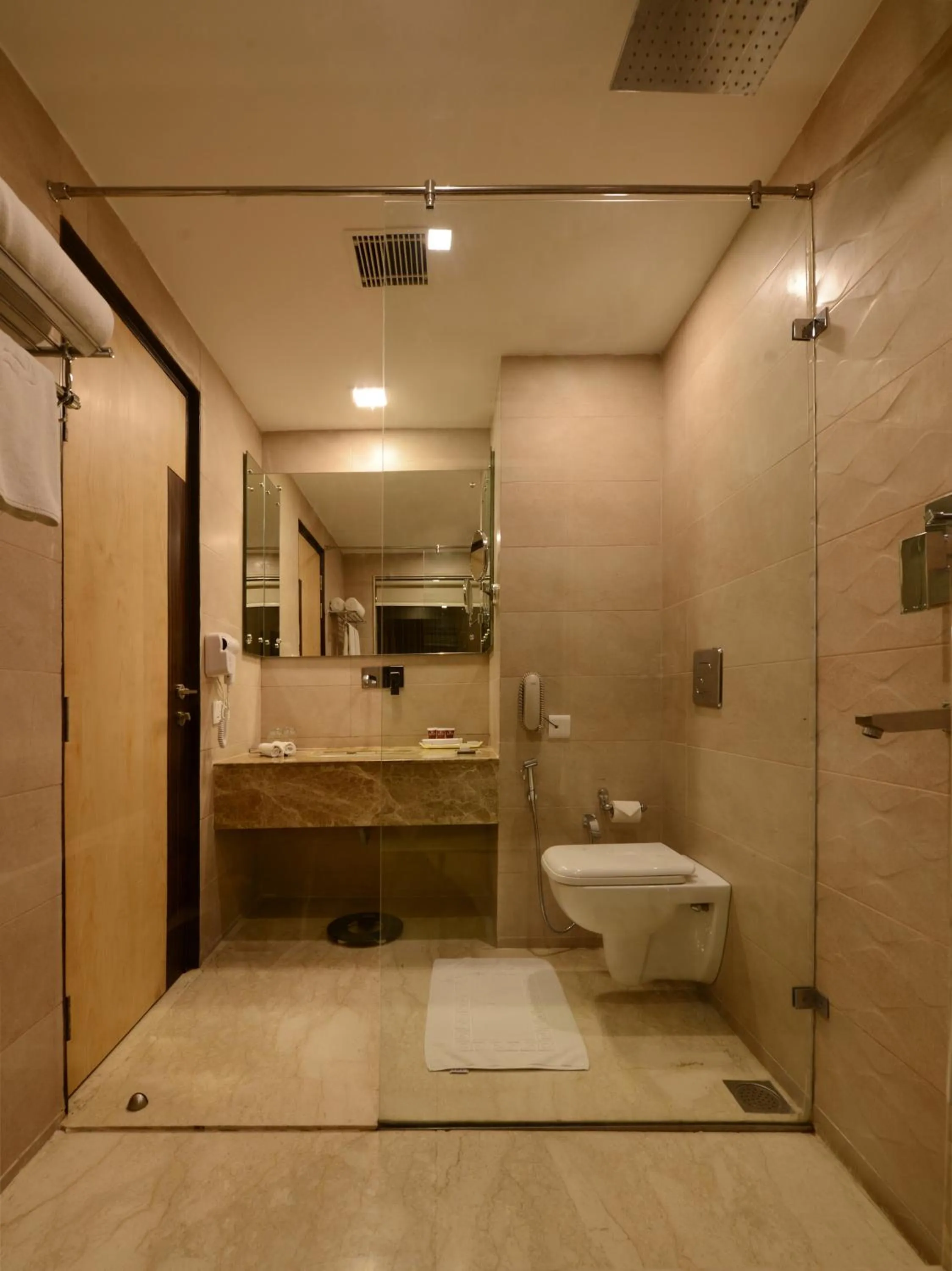 Shower in Grand Plaza Lords Inn Jammu