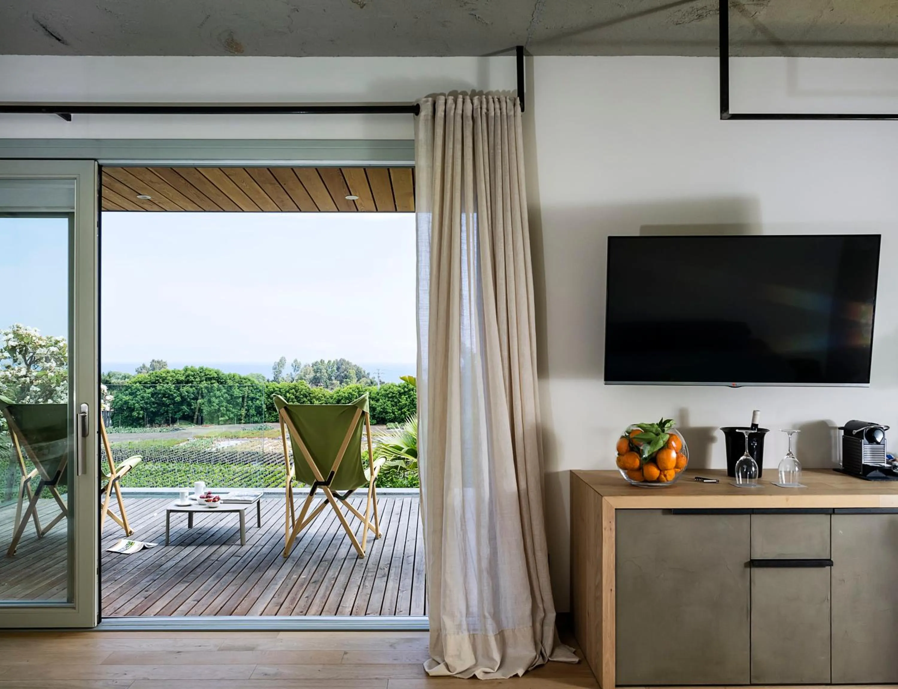 Balcony/Terrace in Donna Carmela Resort & Lodges