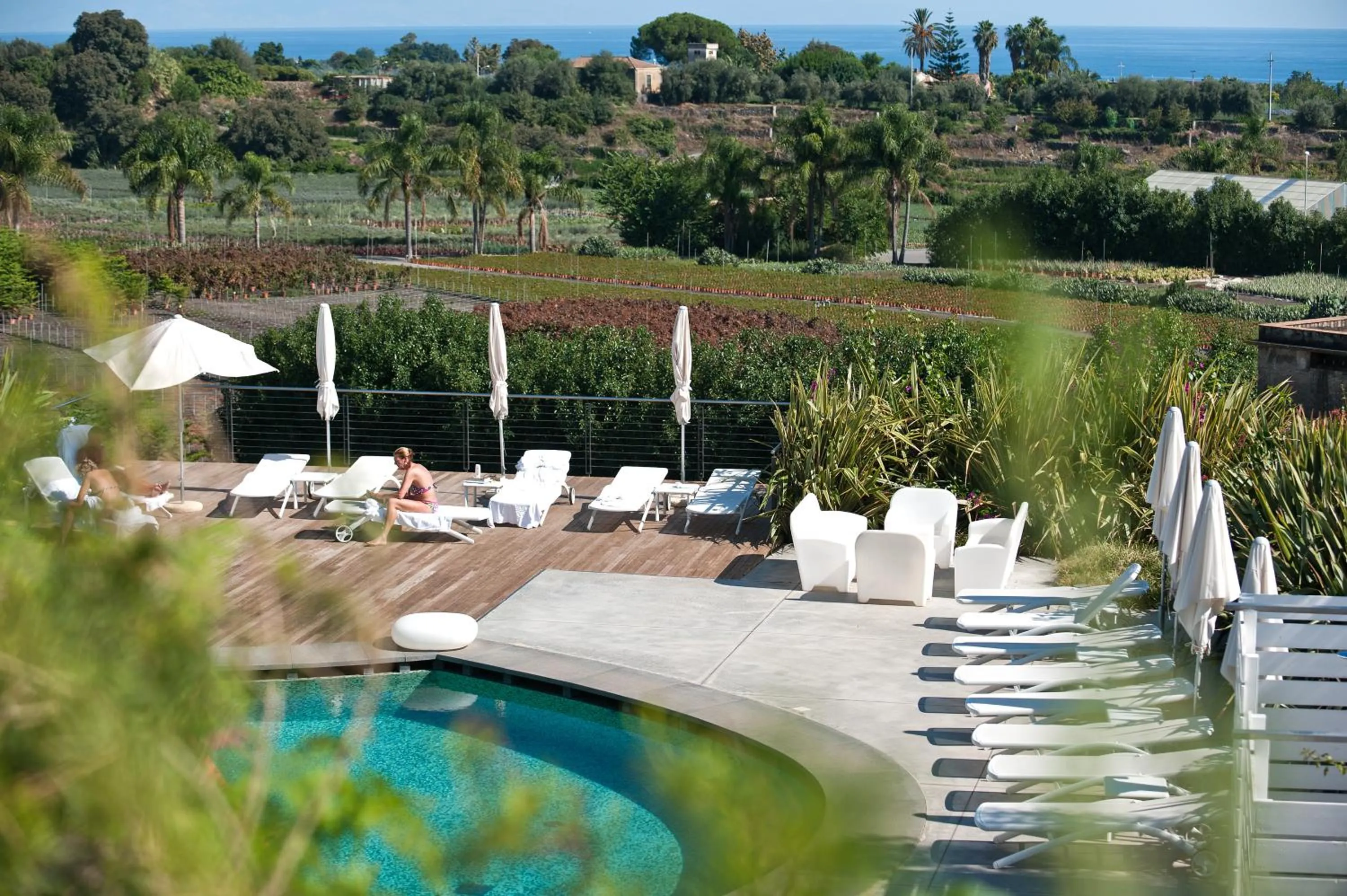 Garden view in Donna Carmela Resort & Lodges