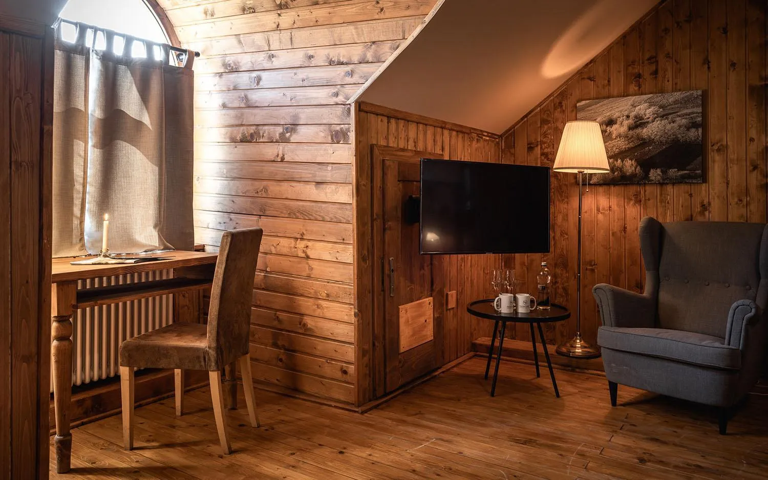 Seating area in Valea Verde Retreat Transilvania