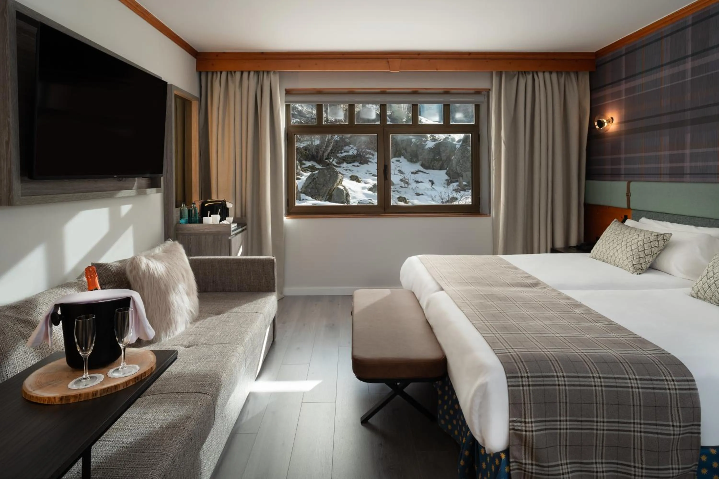 Bed in Hotel Euroski Mountain Resort & Spa