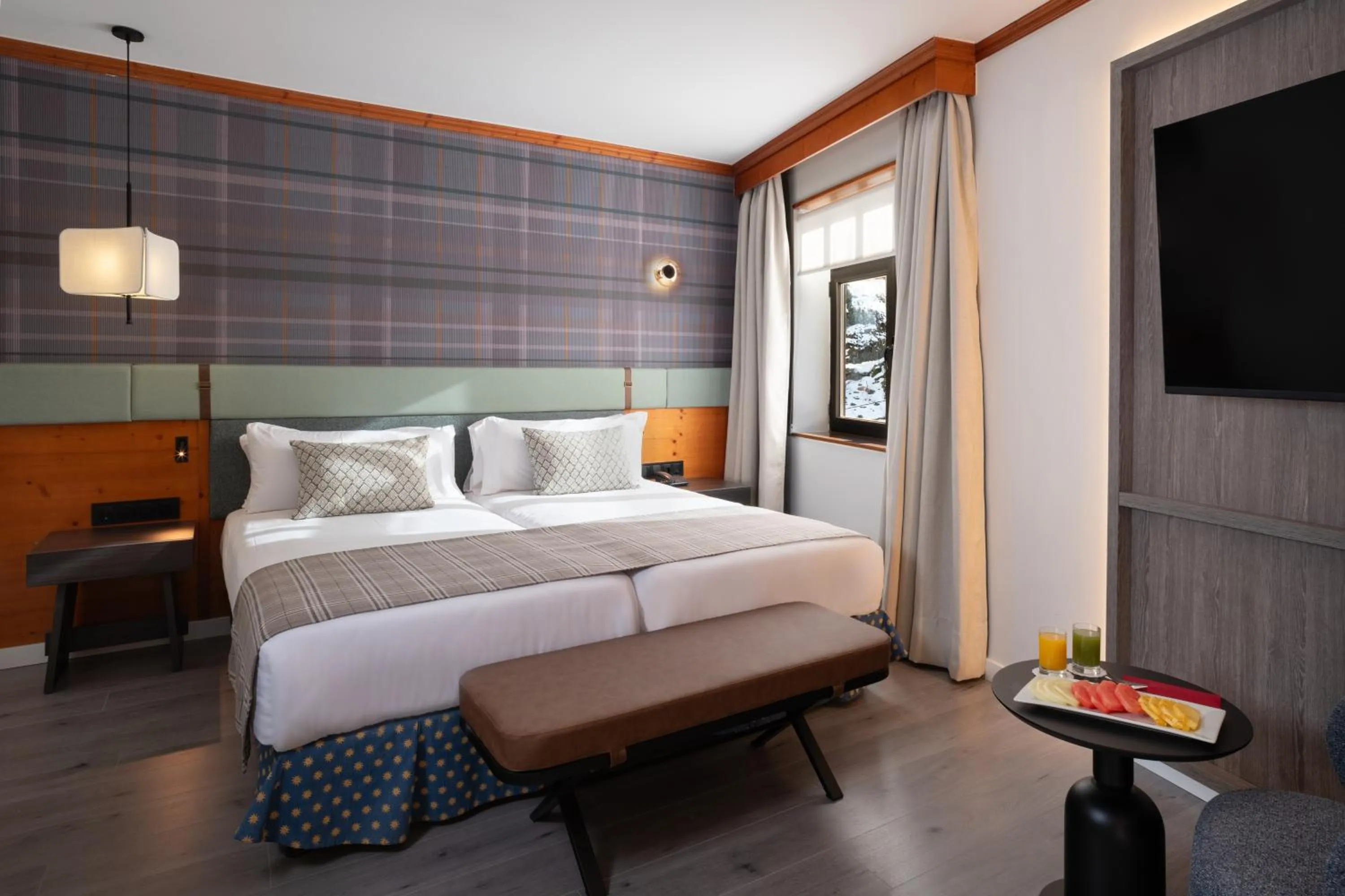 Bed in Hotel Euroski Mountain Resort & Spa