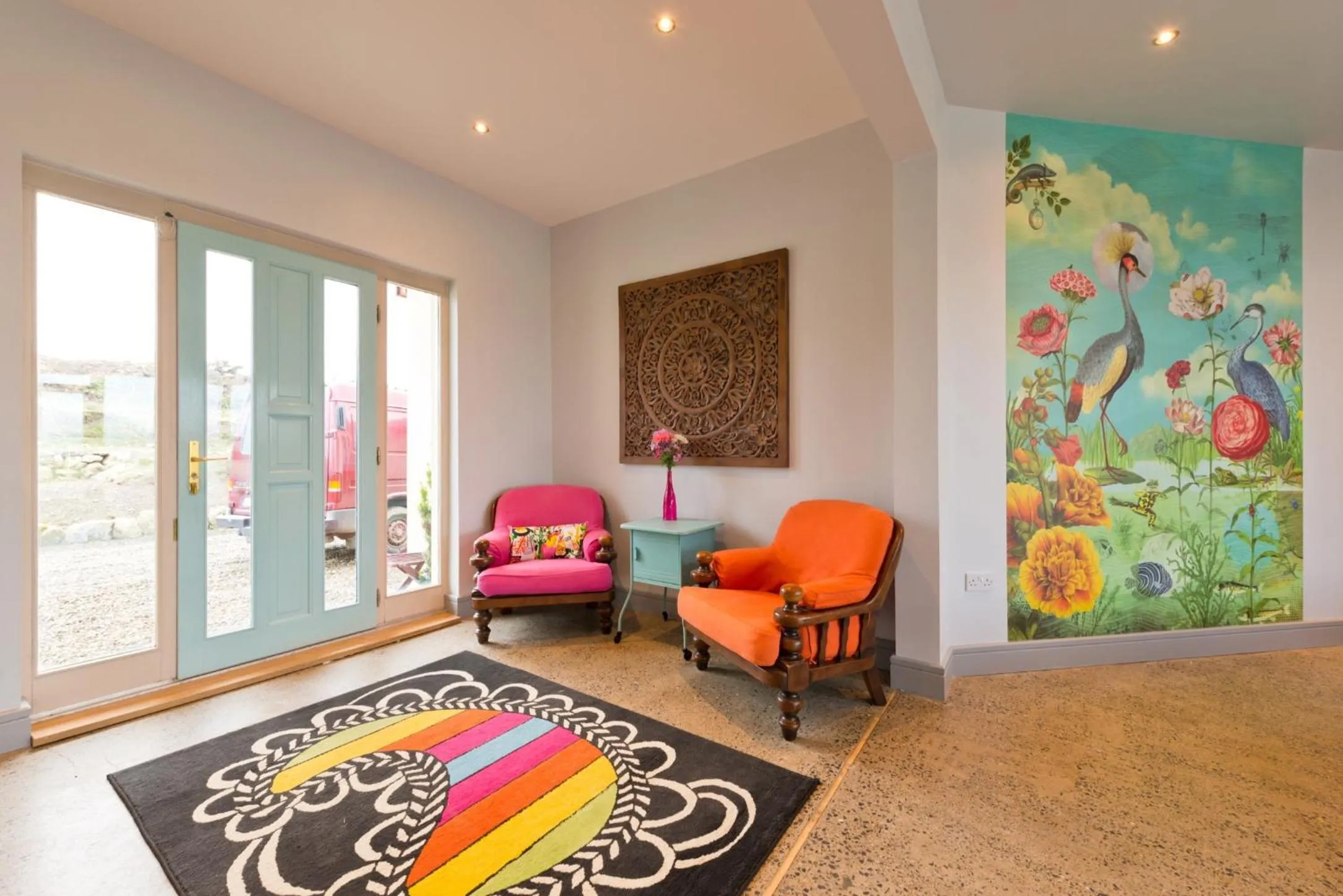 Communal lounge/ TV room in Lus Mor