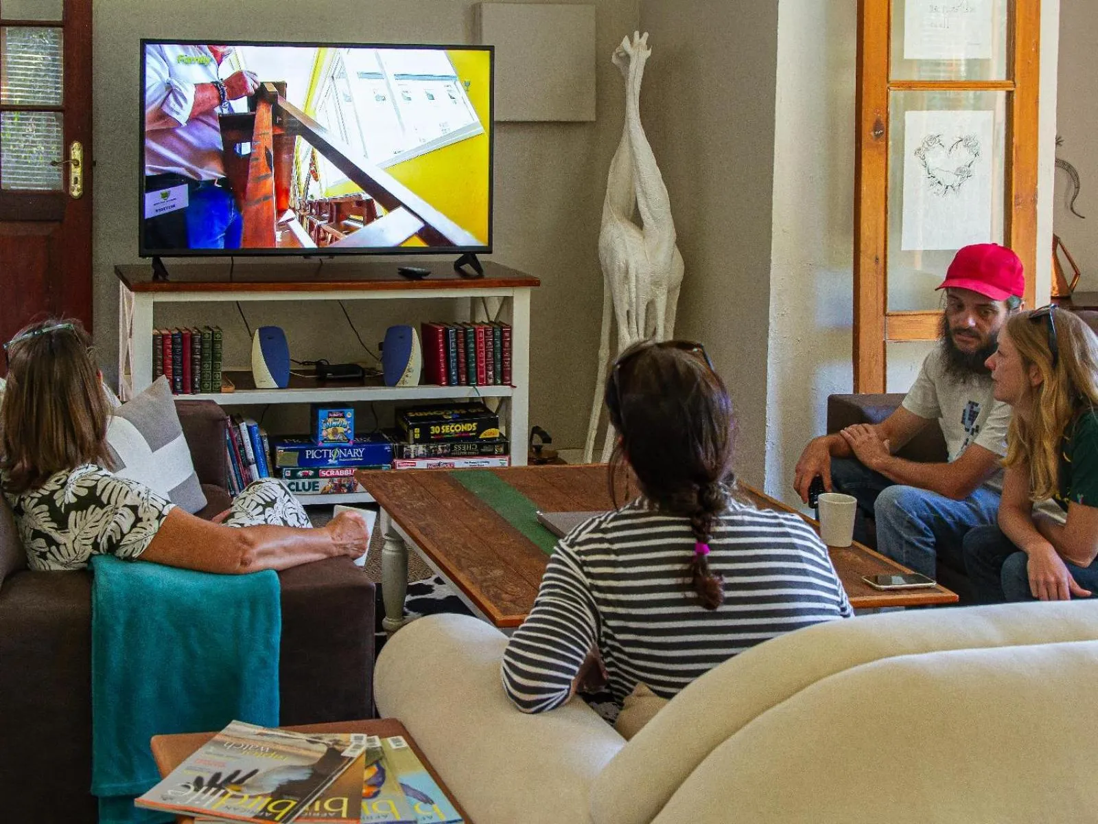 Communal lounge/ TV room in Midlands Forest Lodge