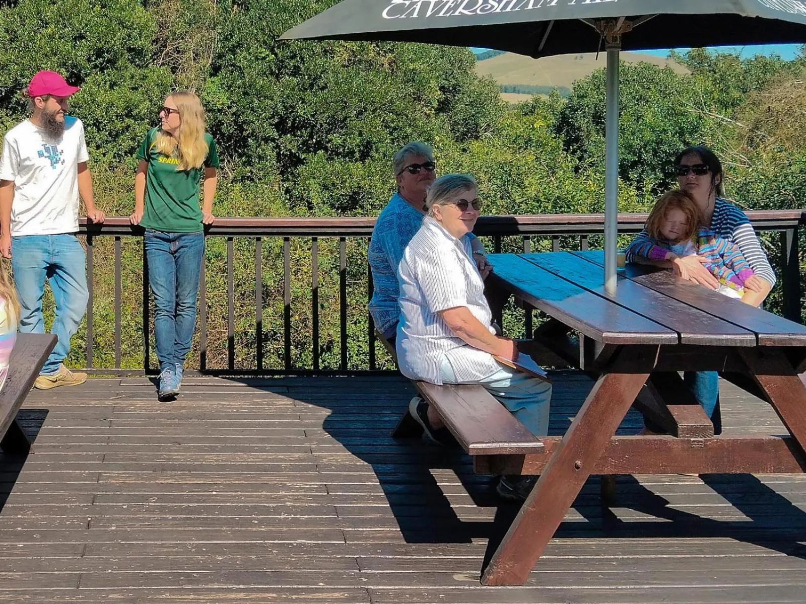 Patio in Midlands Forest Lodge