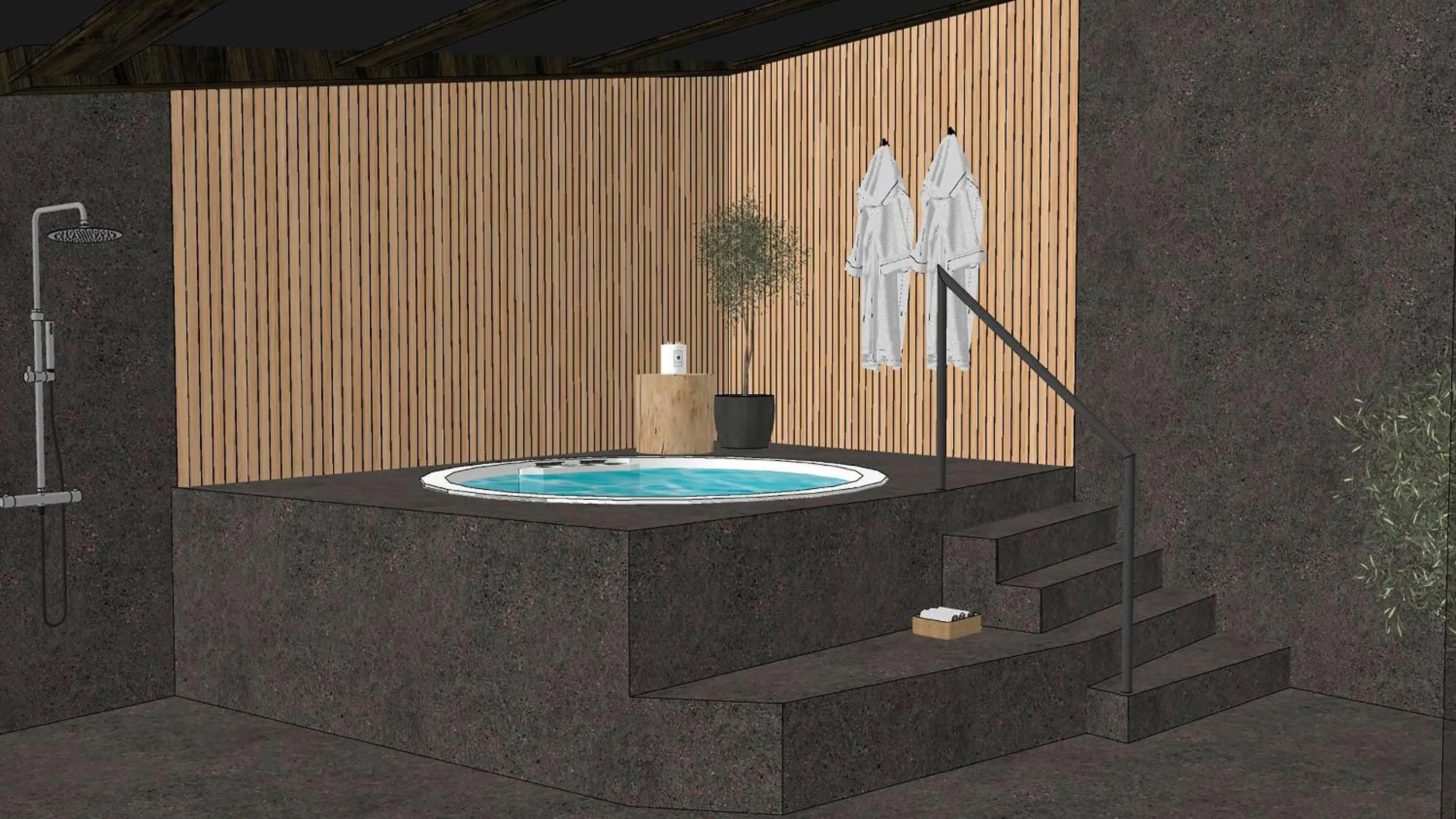 Hot Tub in Hotel Màgic Pas by Nexta