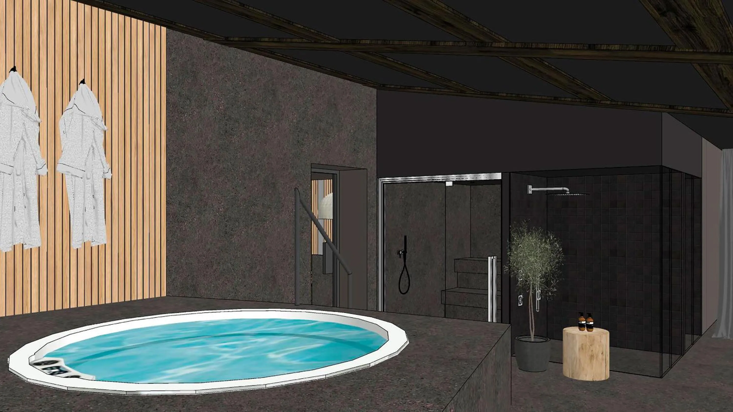 Hot Tub in Hotel Màgic Pas by Nexta