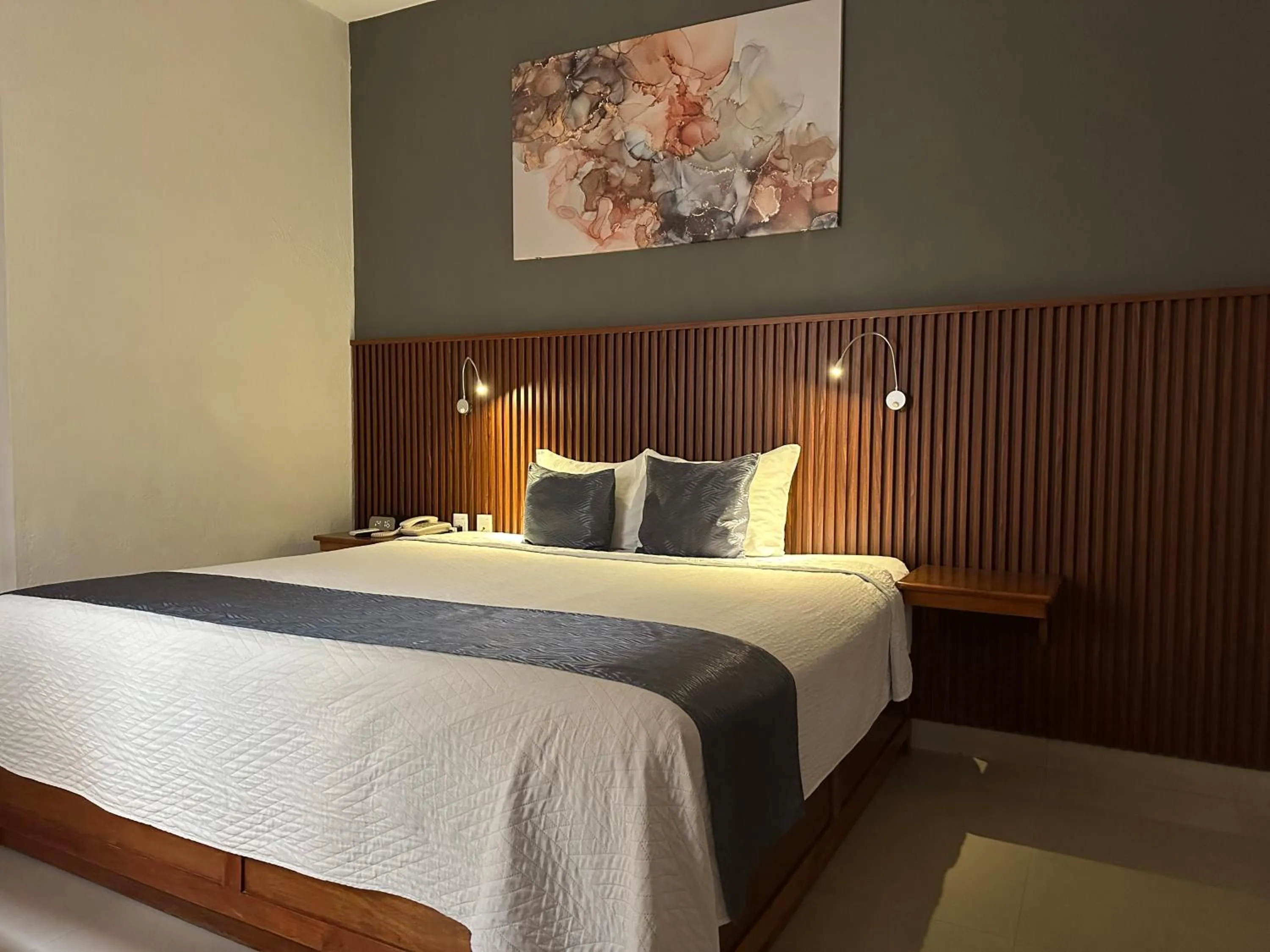 Bed in Hotel Pastora