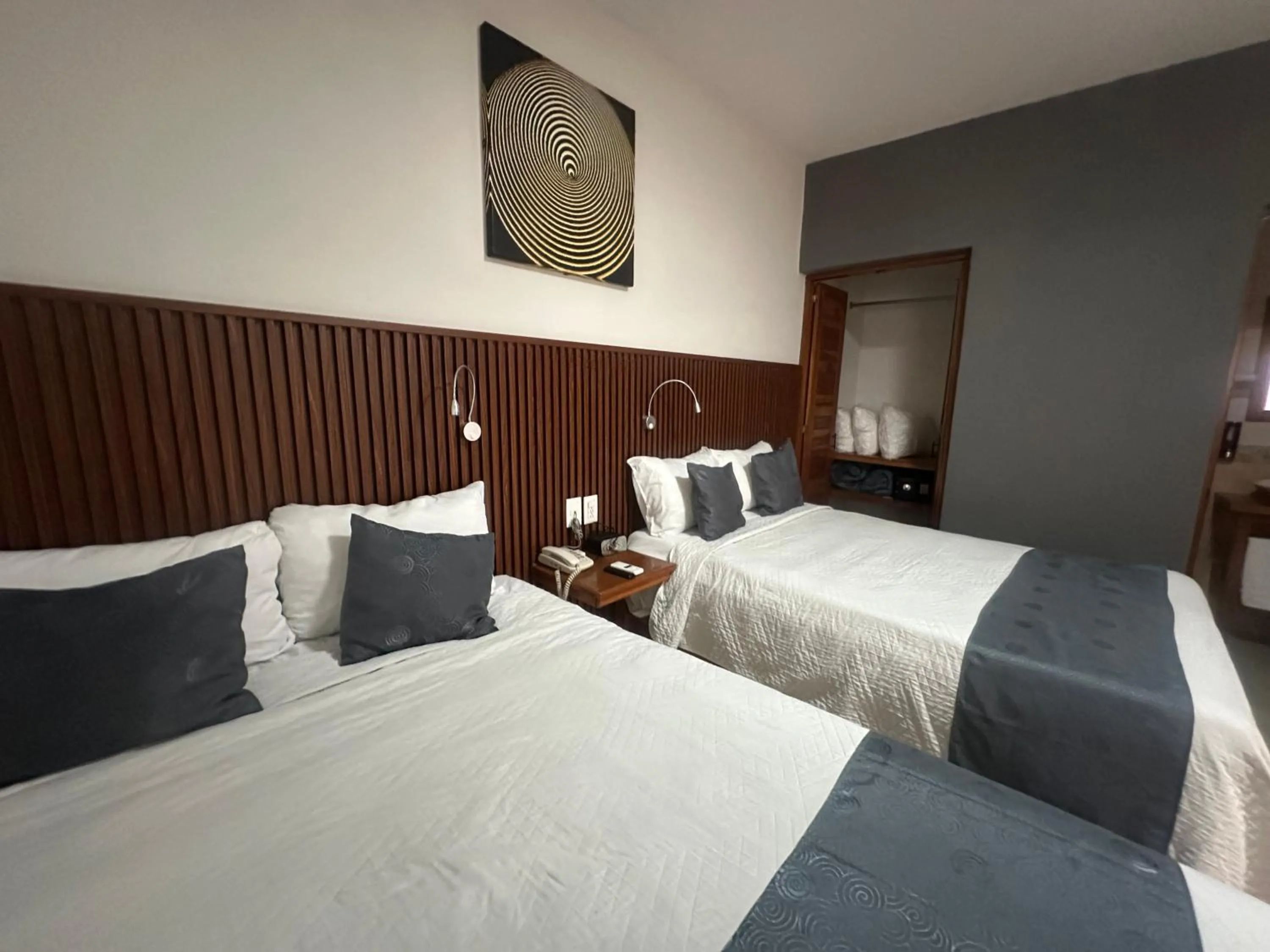 Bed in Hotel Pastora