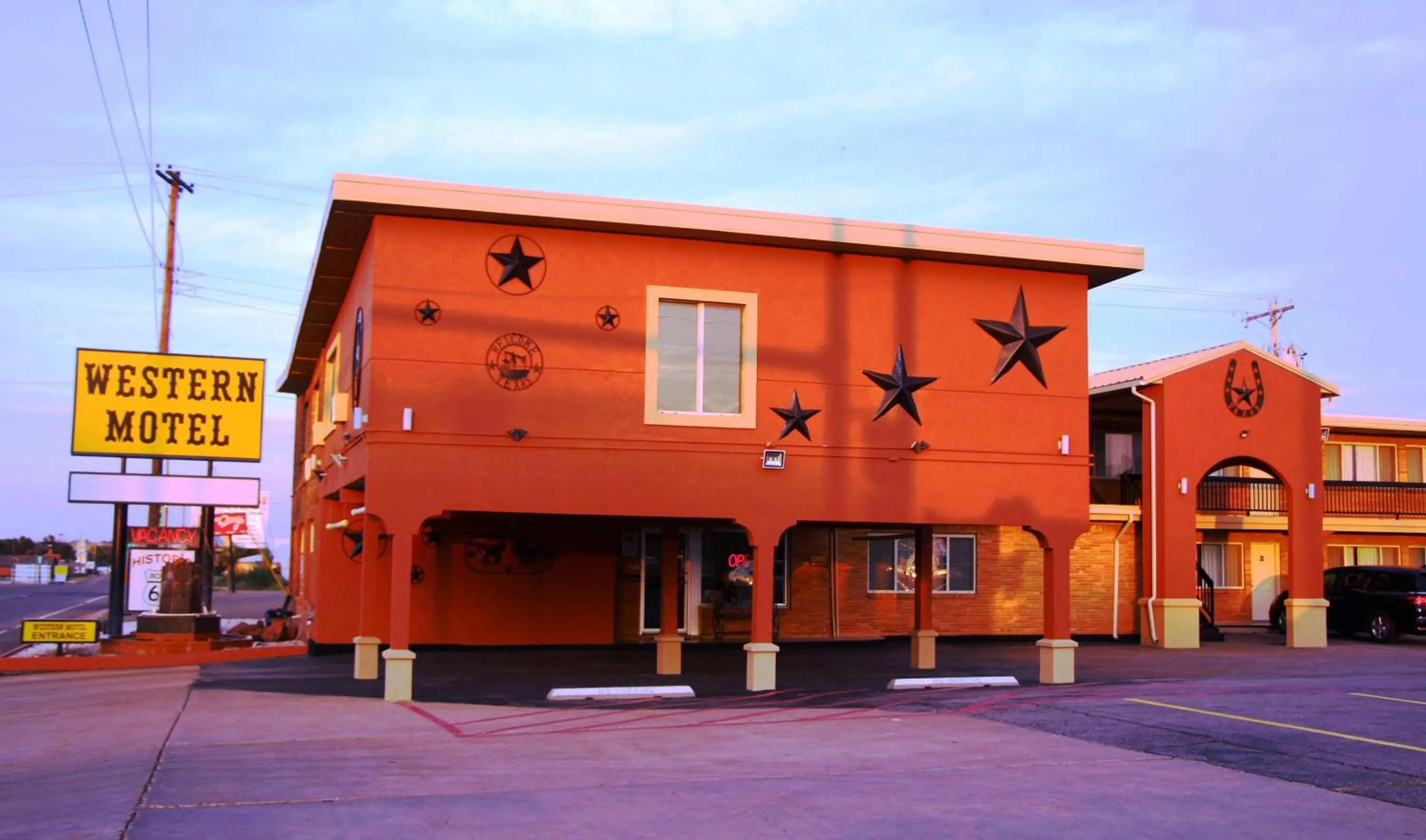 Property building in Western Motel