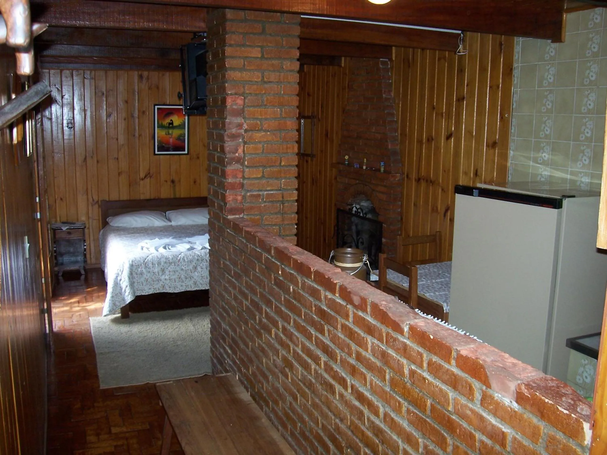 Bed in Chalés Dona Zenta