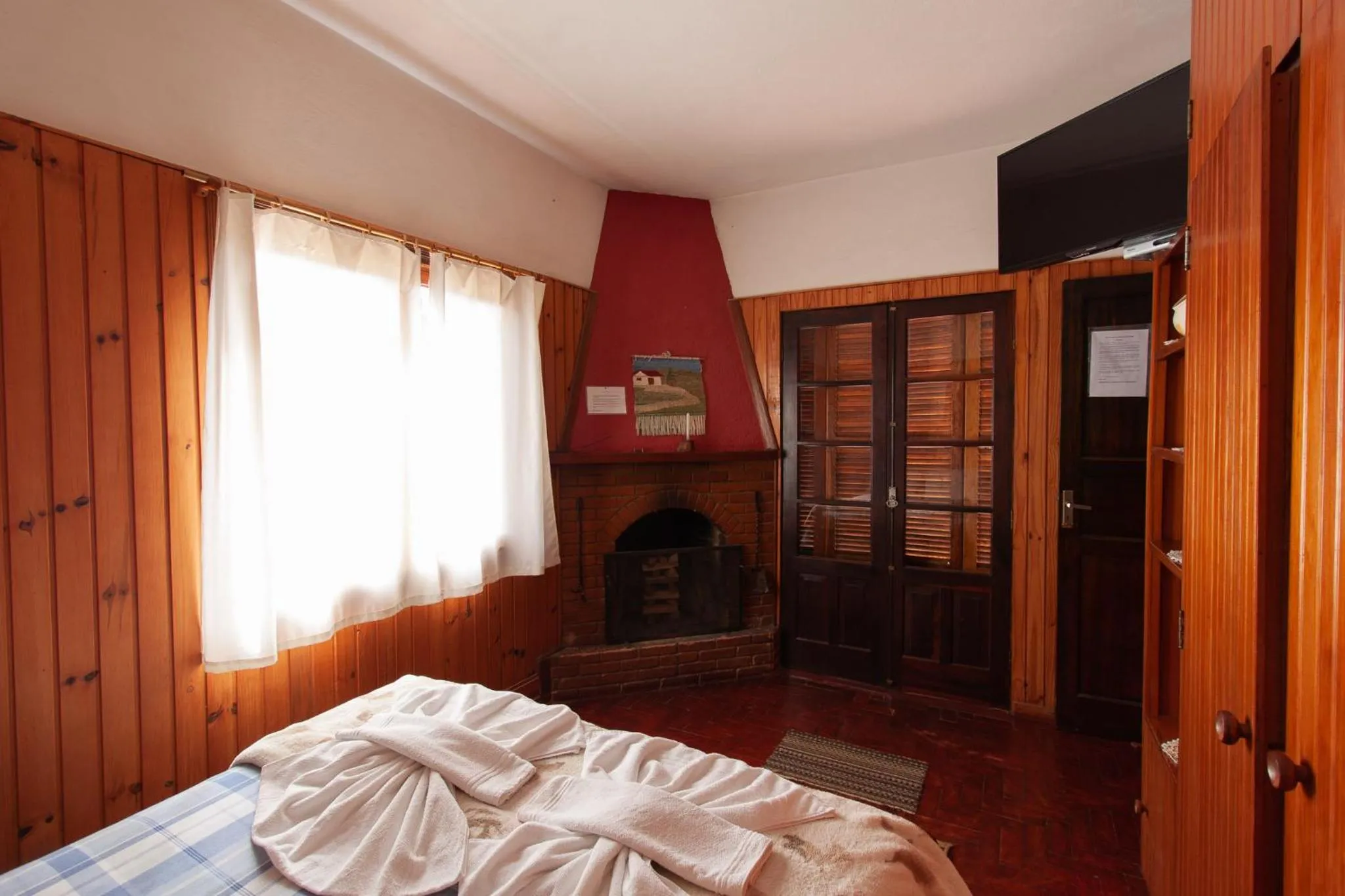Bed in Chalés Dona Zenta